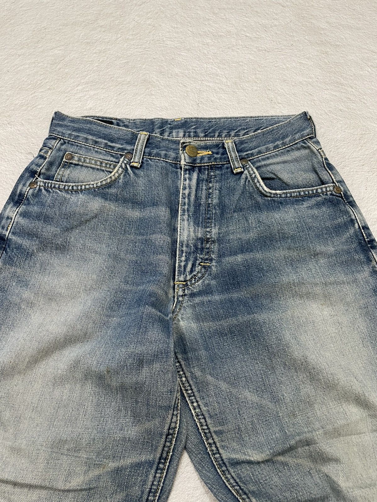 Japanese Brand 2000s Lee Rare Cargo Denim Dirty Washed Distressed if6was9 Size US 28 / EU 44 - 5 Thumbnail