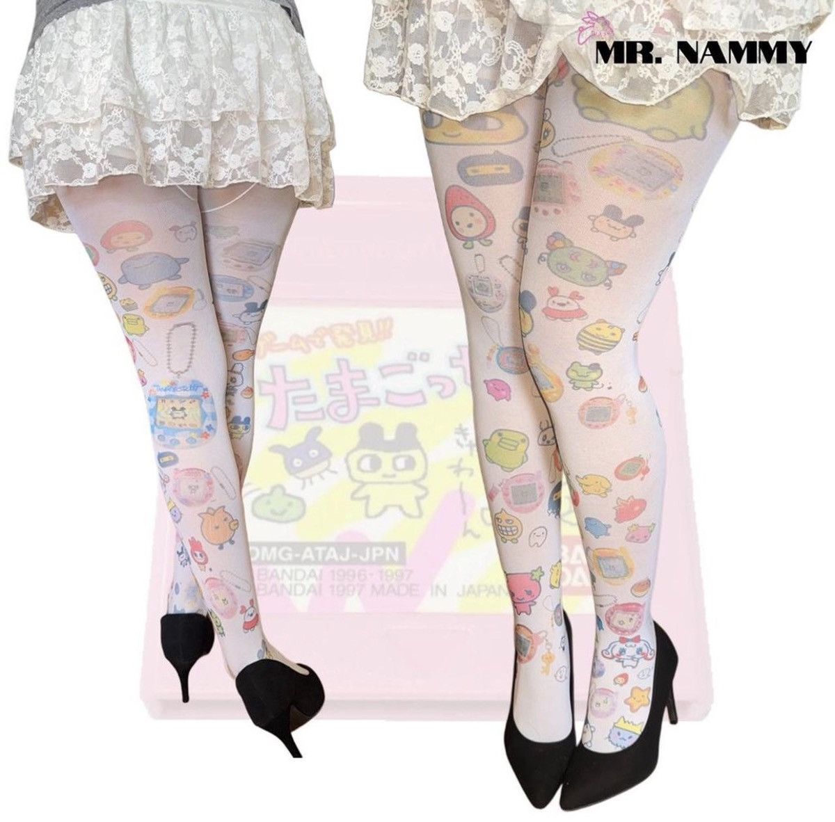 Other Tamagotchi Tights 🪅🍓⭐️ Size 35" - 3 Thumbnail
