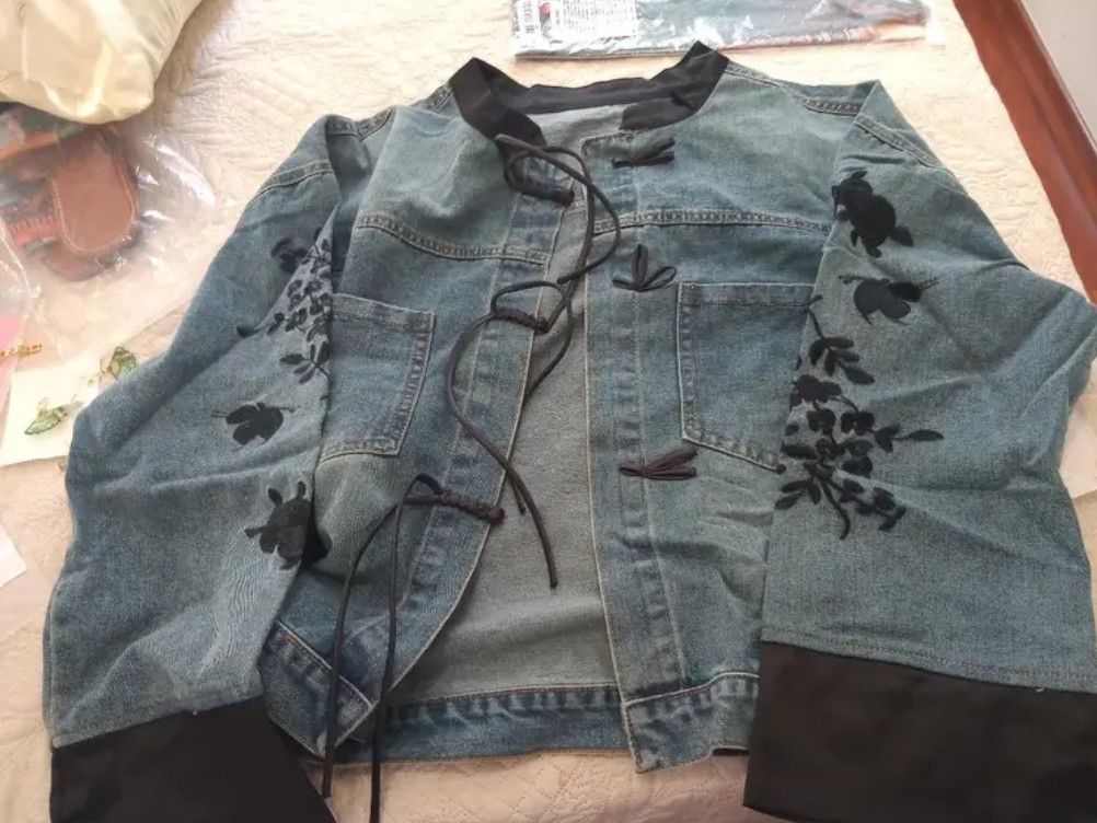 Other [Vintage Style Jacket] Embroidered Loose Size ONE SIZE - 3 Thumbnail