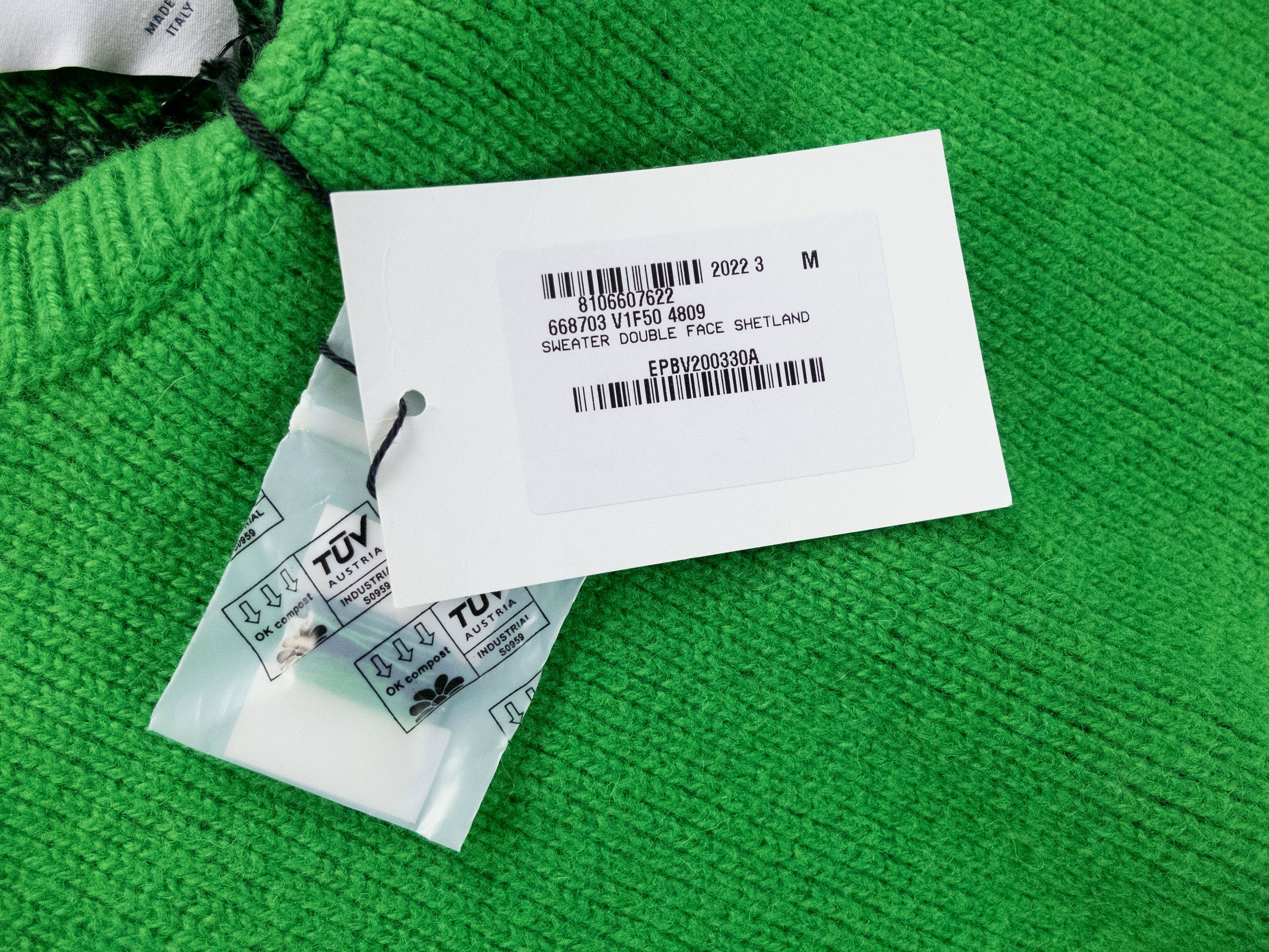 Bottega Veneta BOTTEGA VENETA parakeet green wool chunky sweater Medium Size US M / EU 48-50 / 2 - 3 Thumbnail