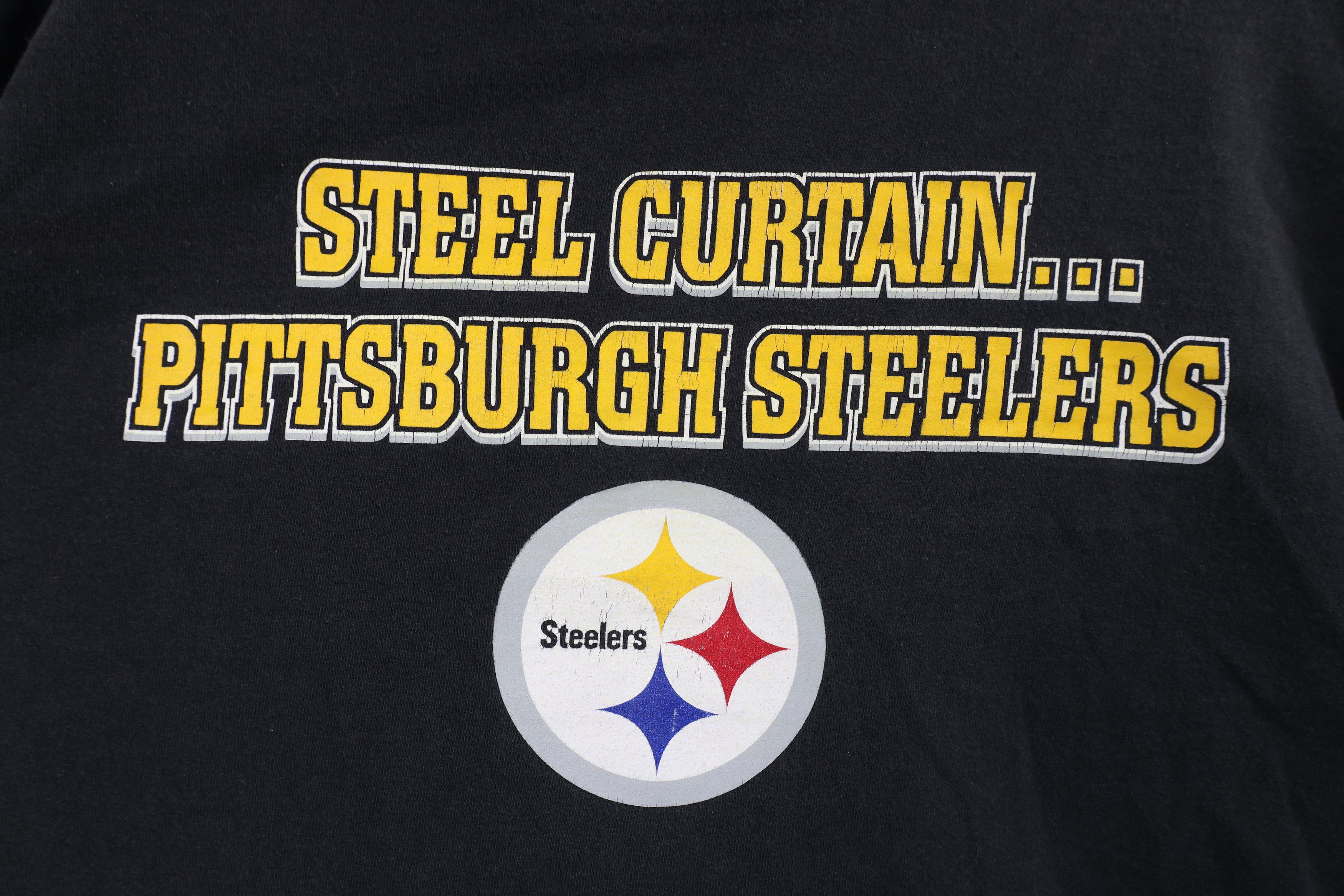 Vintage Vintage Y2K Steelers Football Long Sleeve T-Shirt Black Size US XXL / EU 58 / 5 - 4 Thumbnail