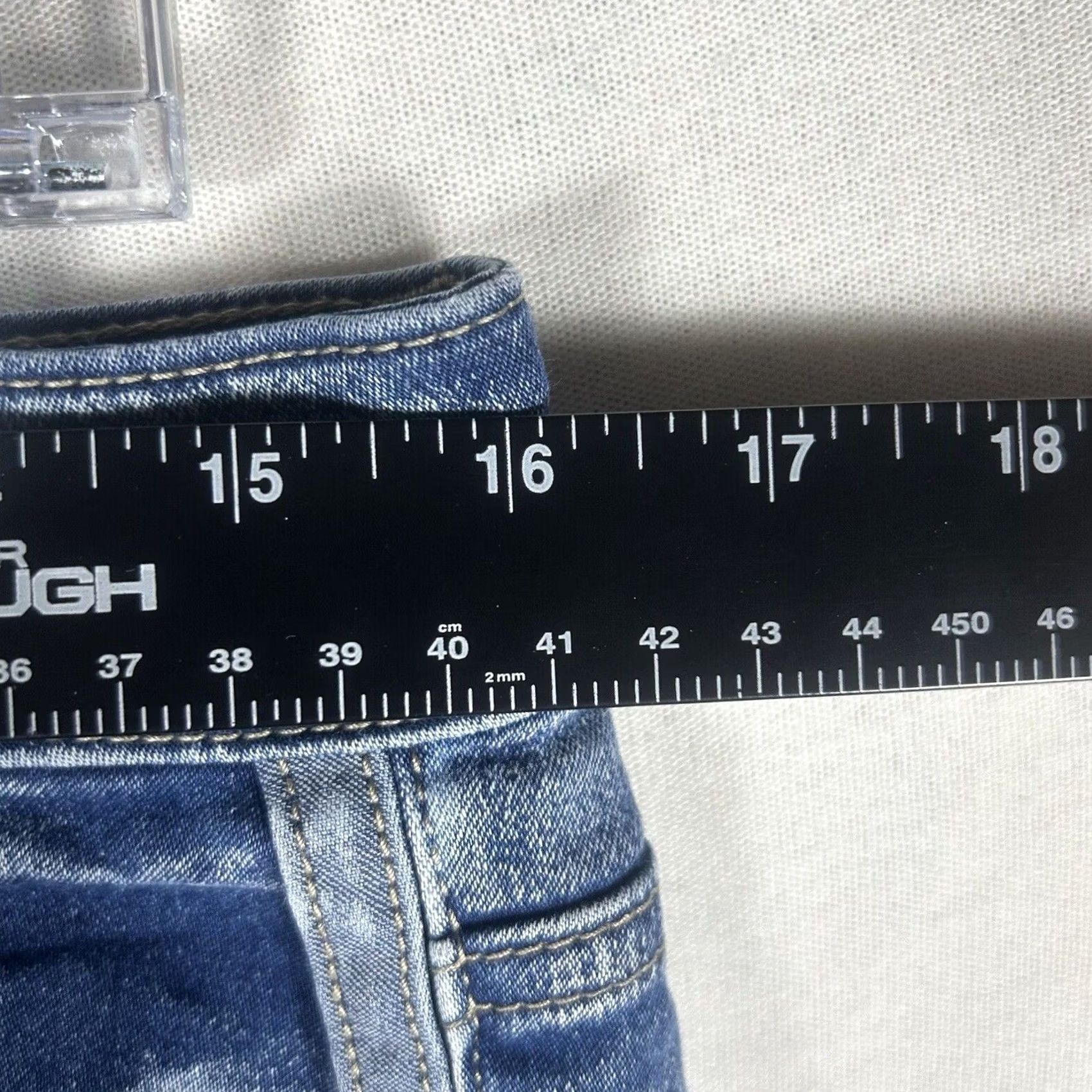 Vintage HYDRAULIC Skinny Jeans Blue High Rise 8 Women Denim 5-Pocket Stretch Pockets Button denim Quality Bailey Vintage No Size 30" / US 8 / IT 44 - 5 Thumbnail