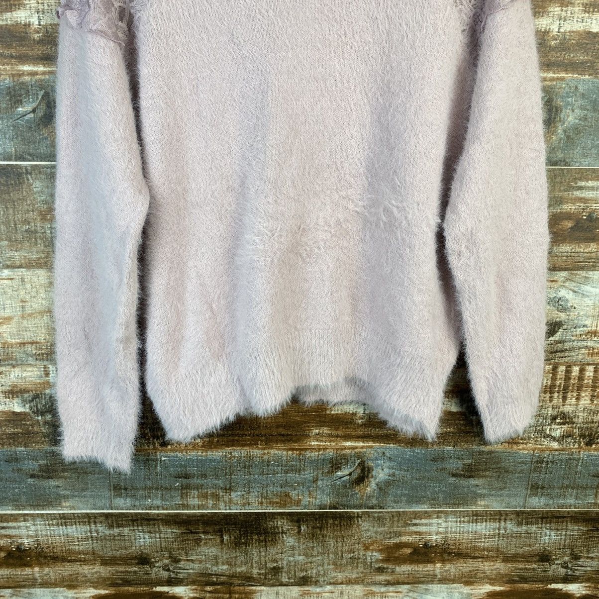 Vintage DL GU Pink Mohair fur shaggy sexy Knitwear #C1092 Size L / US 10 / IT 46 - 14 Thumbnail