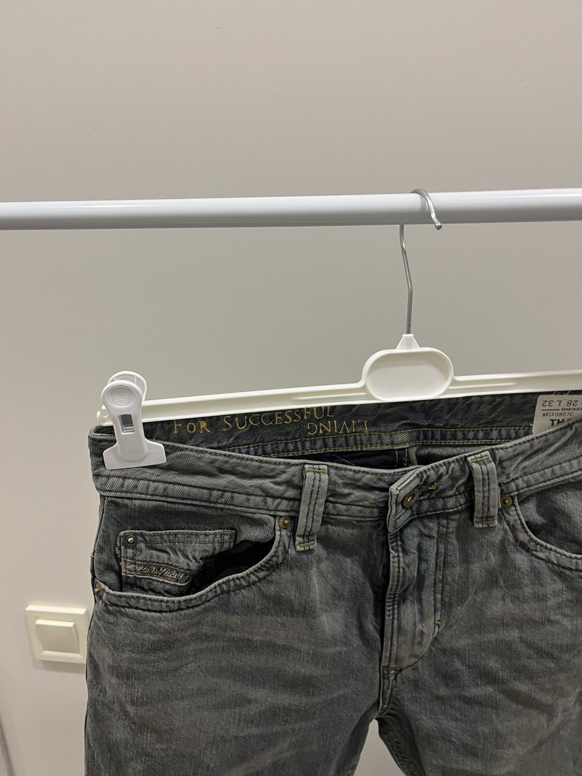 Japanese Brand Vintage Diesel Distressed if six was nine style slim Jeans Size US 28 / EU 44 - 5 Thumbnail