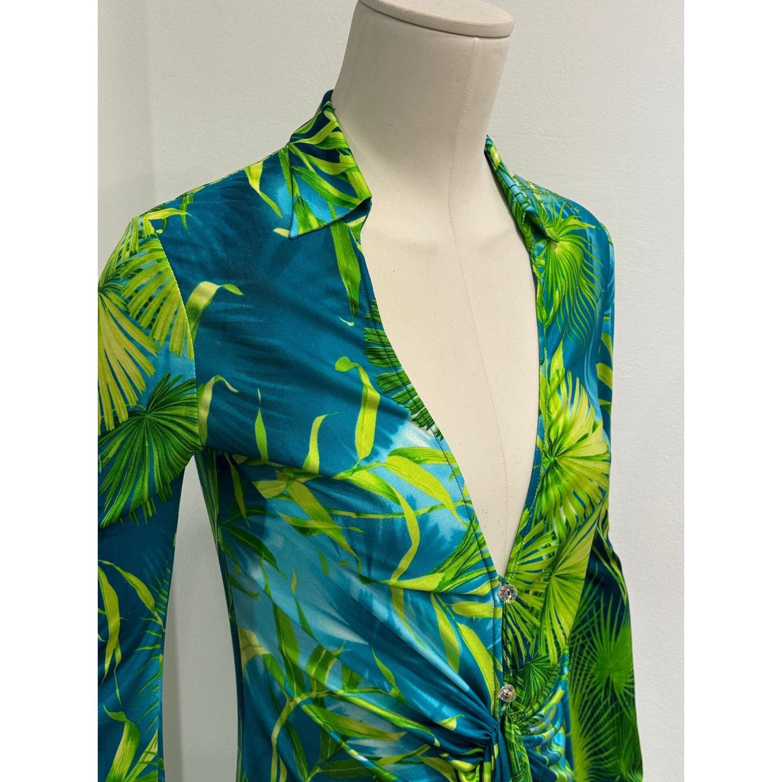 Versace S/S2000 Gianni Versace jungle midi dress Size S / US 4 / IT 40 - 6 Thumbnail