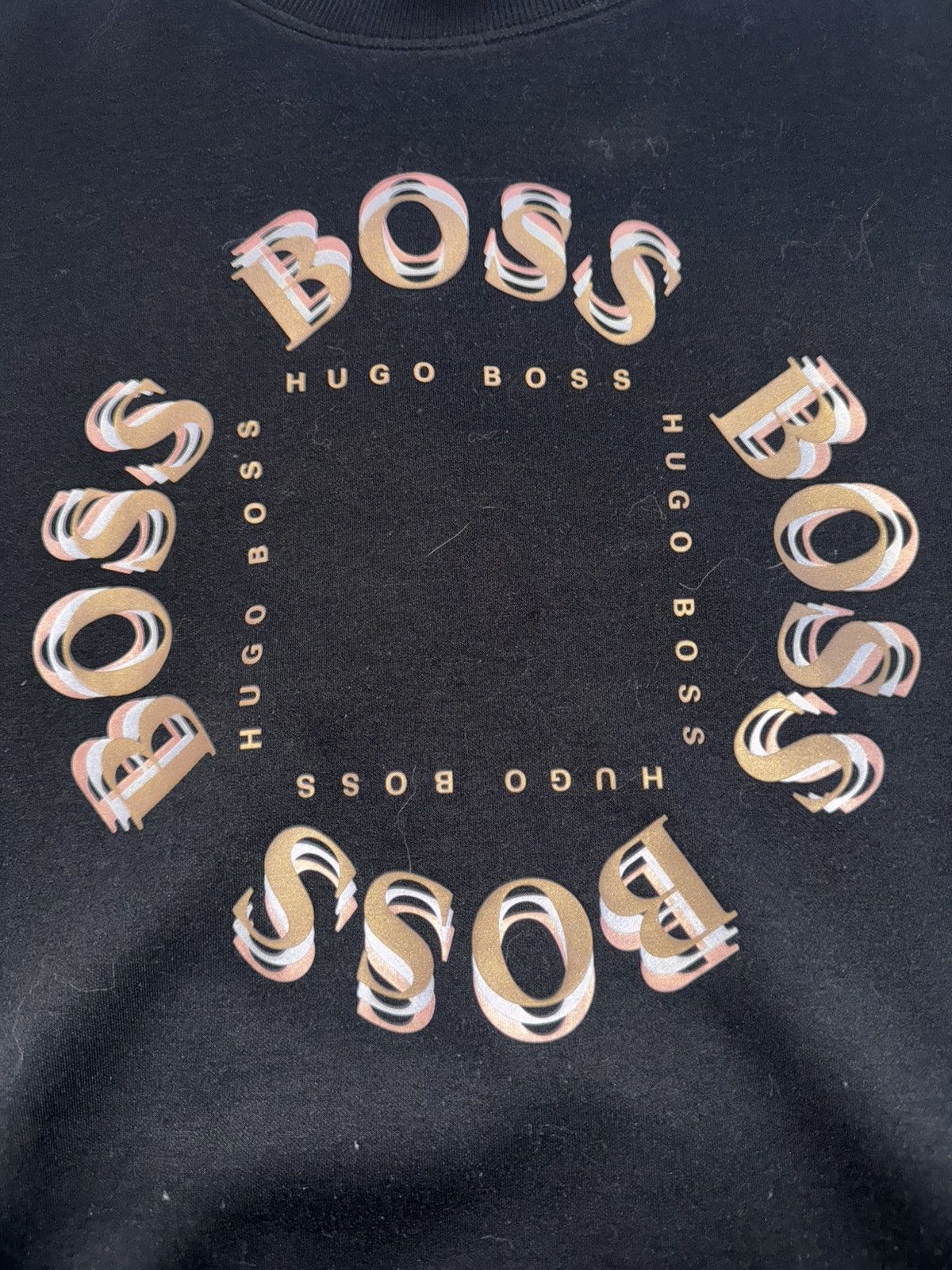 Hugo Boss Hugo Boss Salbo Circle Double Faced Sweatshirt Size US XL / EU 56 / 4 - 2 Thumbnail