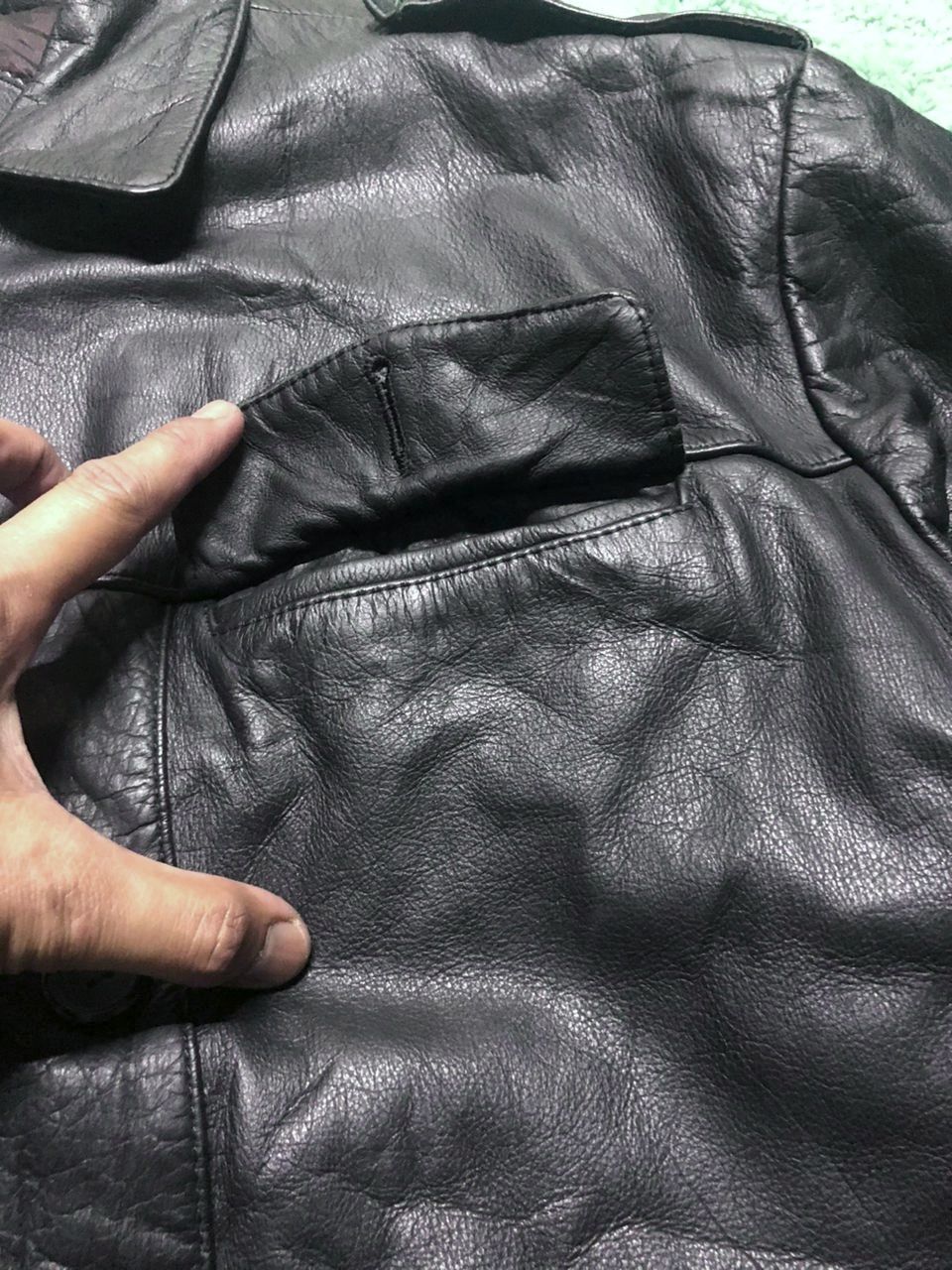 Issey Miyake VTG PARACHUTE CARGO COWHIDE LEATHER JACKET D HOMME AHOMME Size US L / EU 52-54 / 3 - 14 Thumbnail