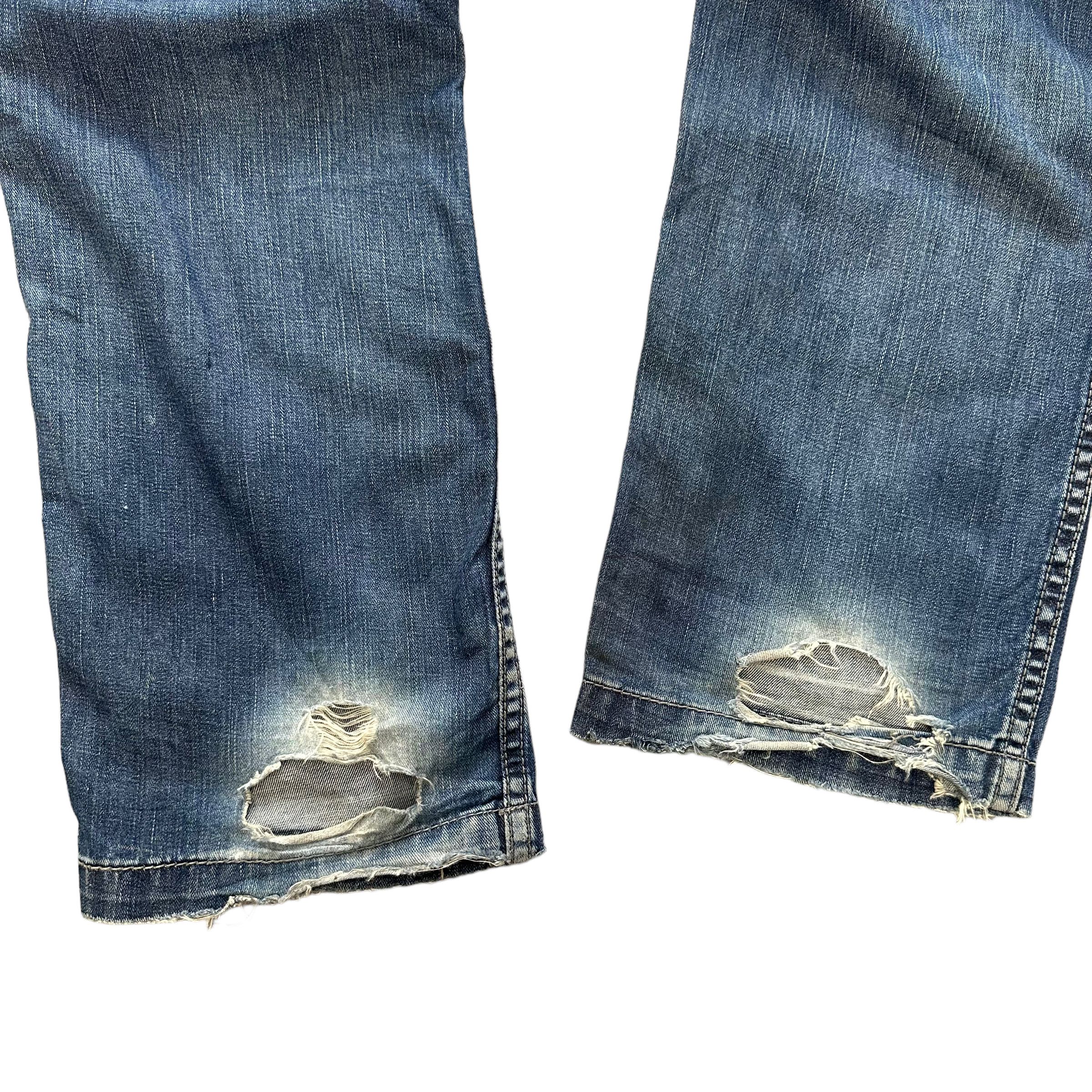 Japanese Brand FLASH REPORT VINTAGE FATIGUES DENIM PANTS #8503-012 Size US 31 - 14 Thumbnail