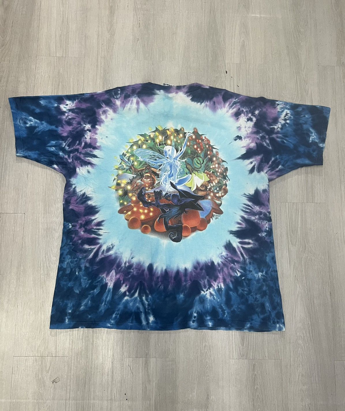Liquid Blue Vintage 1999 Liquid Blue Fairy Fantasy Mushroom Tie Dye Size US XL / EU 56 / 4 - 3 Thumbnail