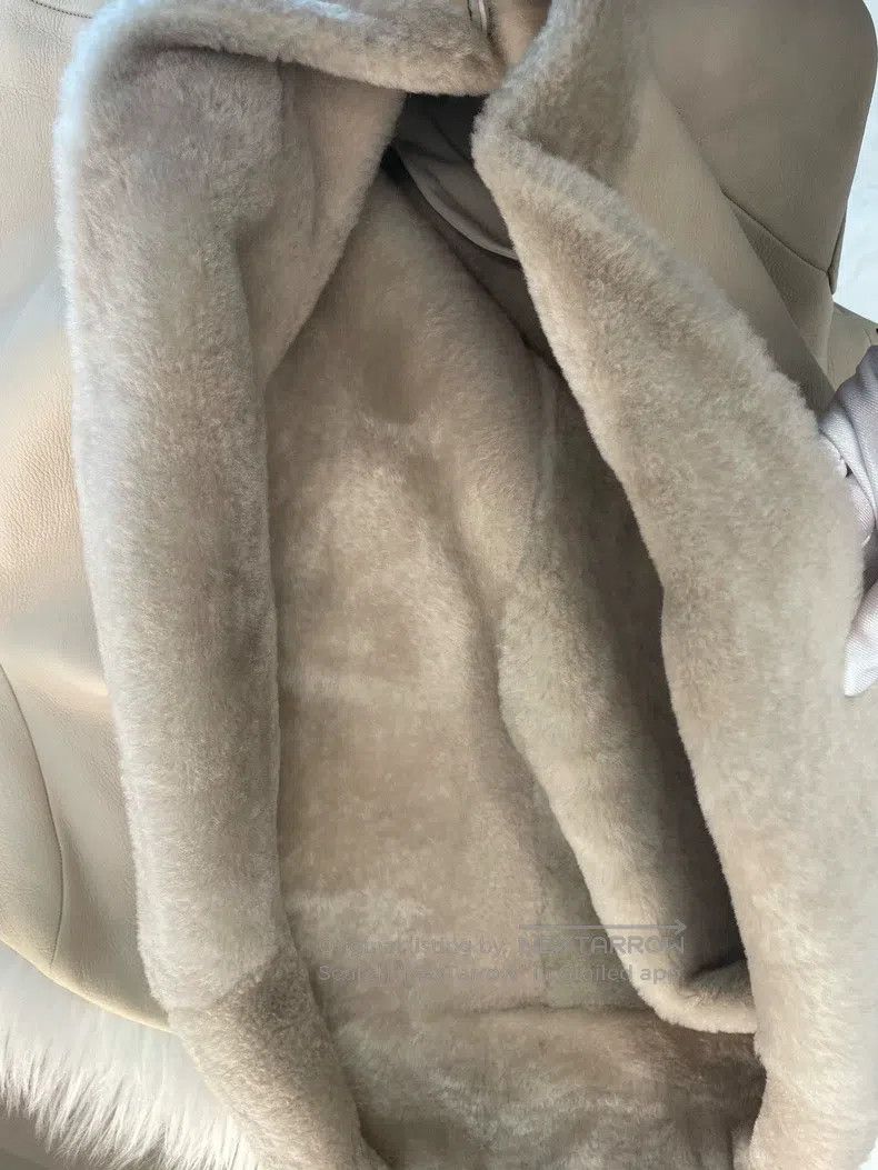Brunello Cucinelli Brunello Cucinelli Beige Mid-Length Fur and Leather Combin Size S / US 4 / IT 40 - 7 Thumbnail