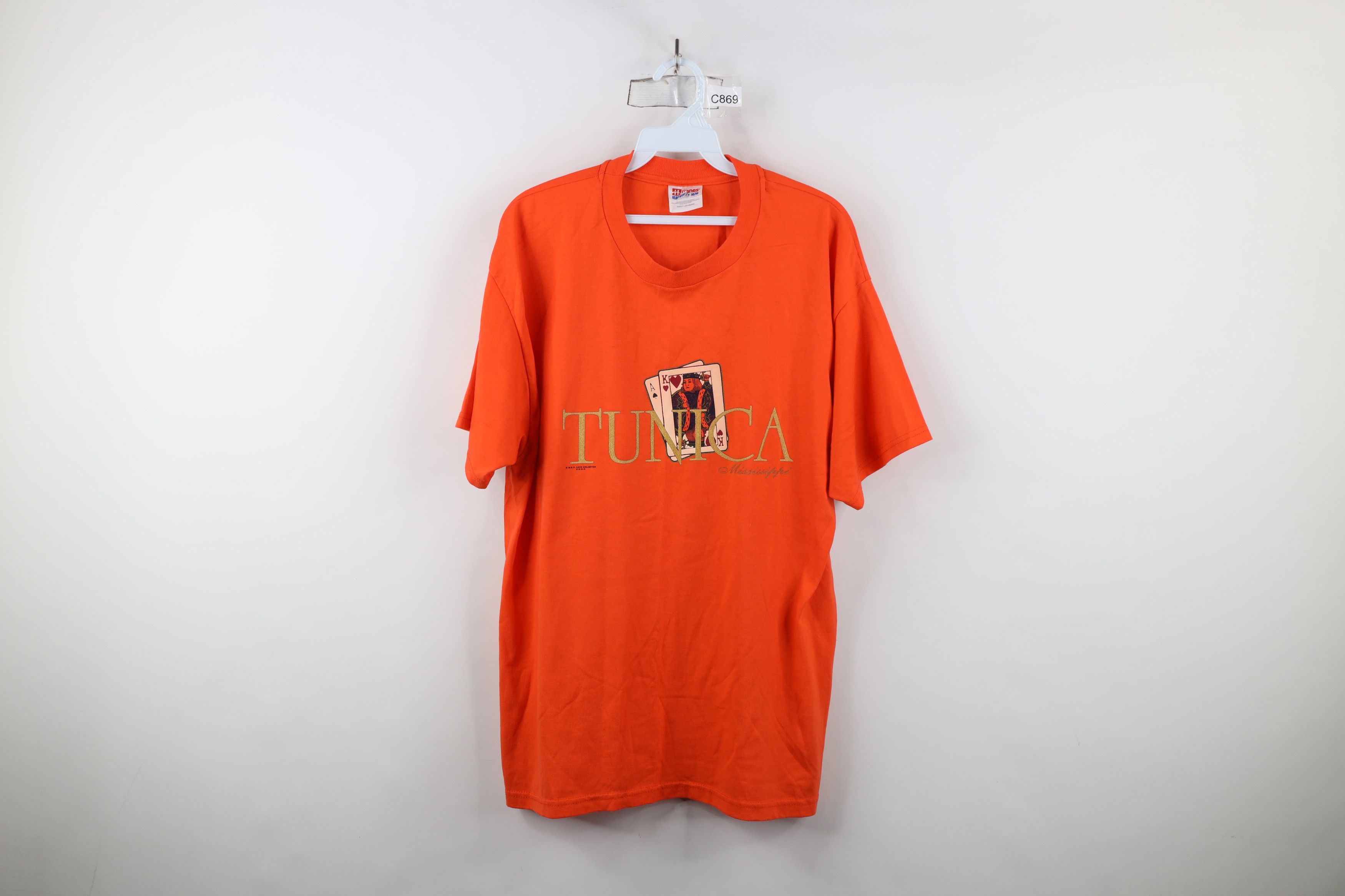 Vintage Vintage Y2K Streetwear Mississippi Gambler Cards T-Shirt Size US L / EU 52-54 / 3 - 1 Thumbnail