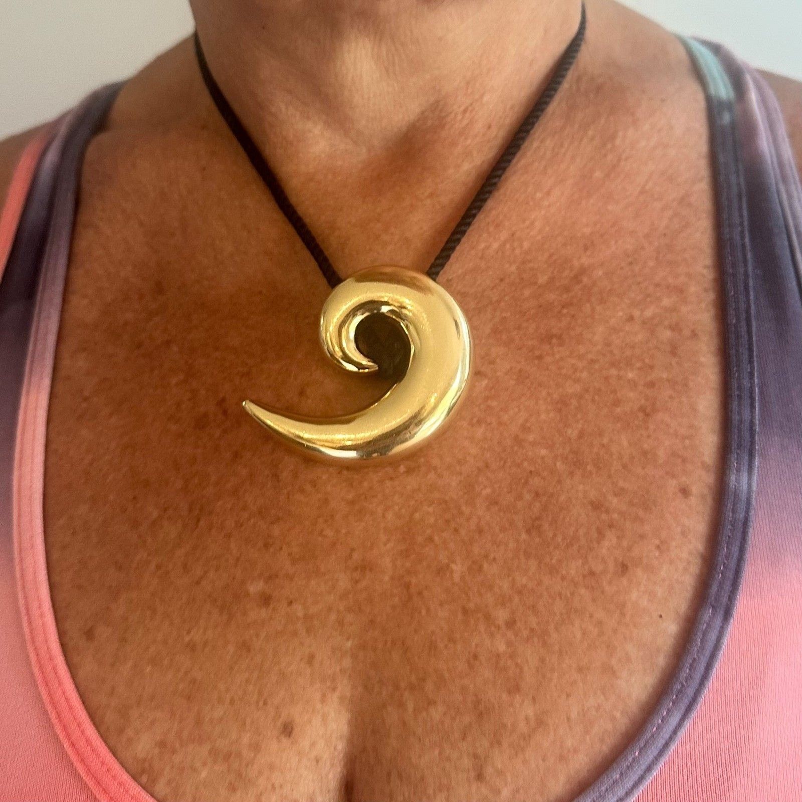 Tiffany & Co. Tiffany & Co 18k Gold Cummings Spiral Nautilus Necklace Size ONE SIZE - 18 Thumbnail