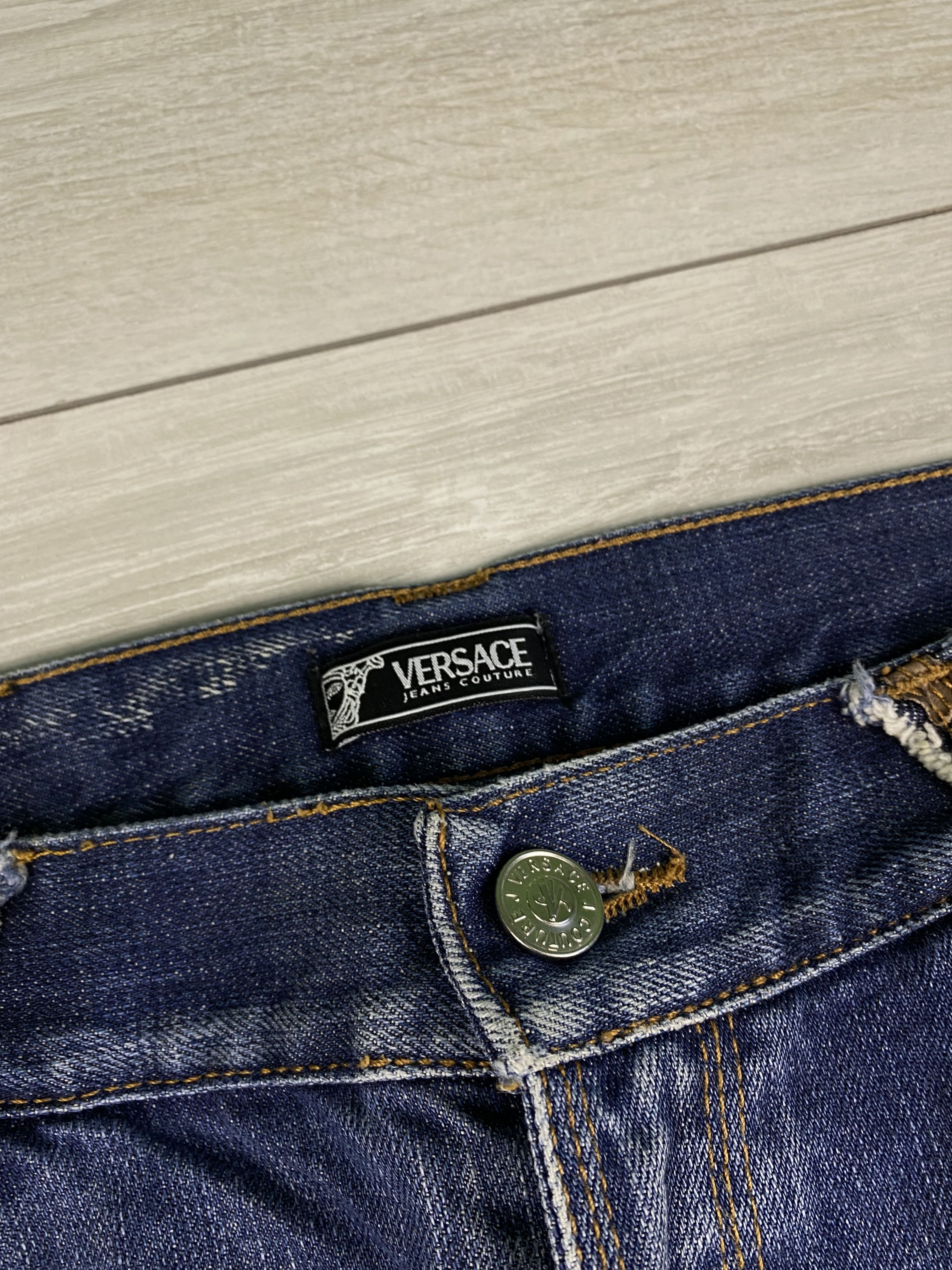 Versace Jeans Couture Rare vintage Versace jeans couture stright jeans size 29 Size 29" - 11 Thumbnail