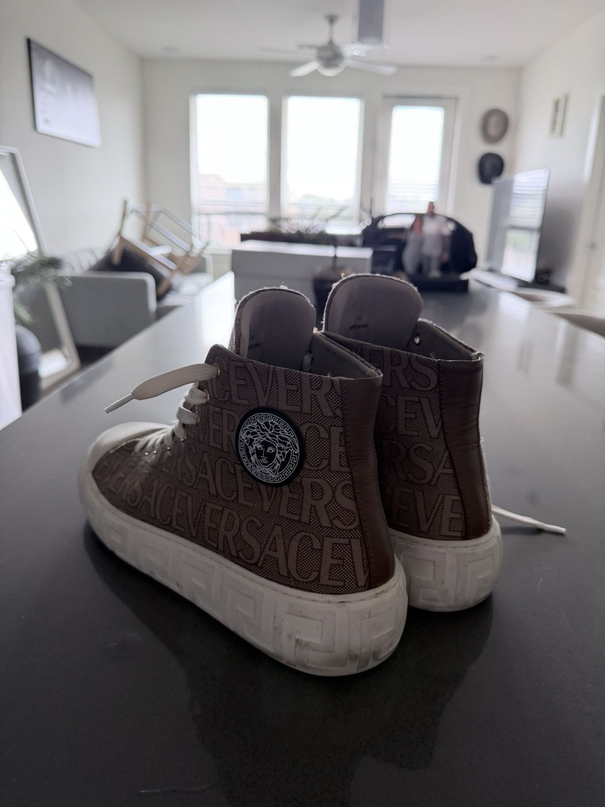 Versace Versace high Greca Size US 12 / EU 45 - 4 Thumbnail