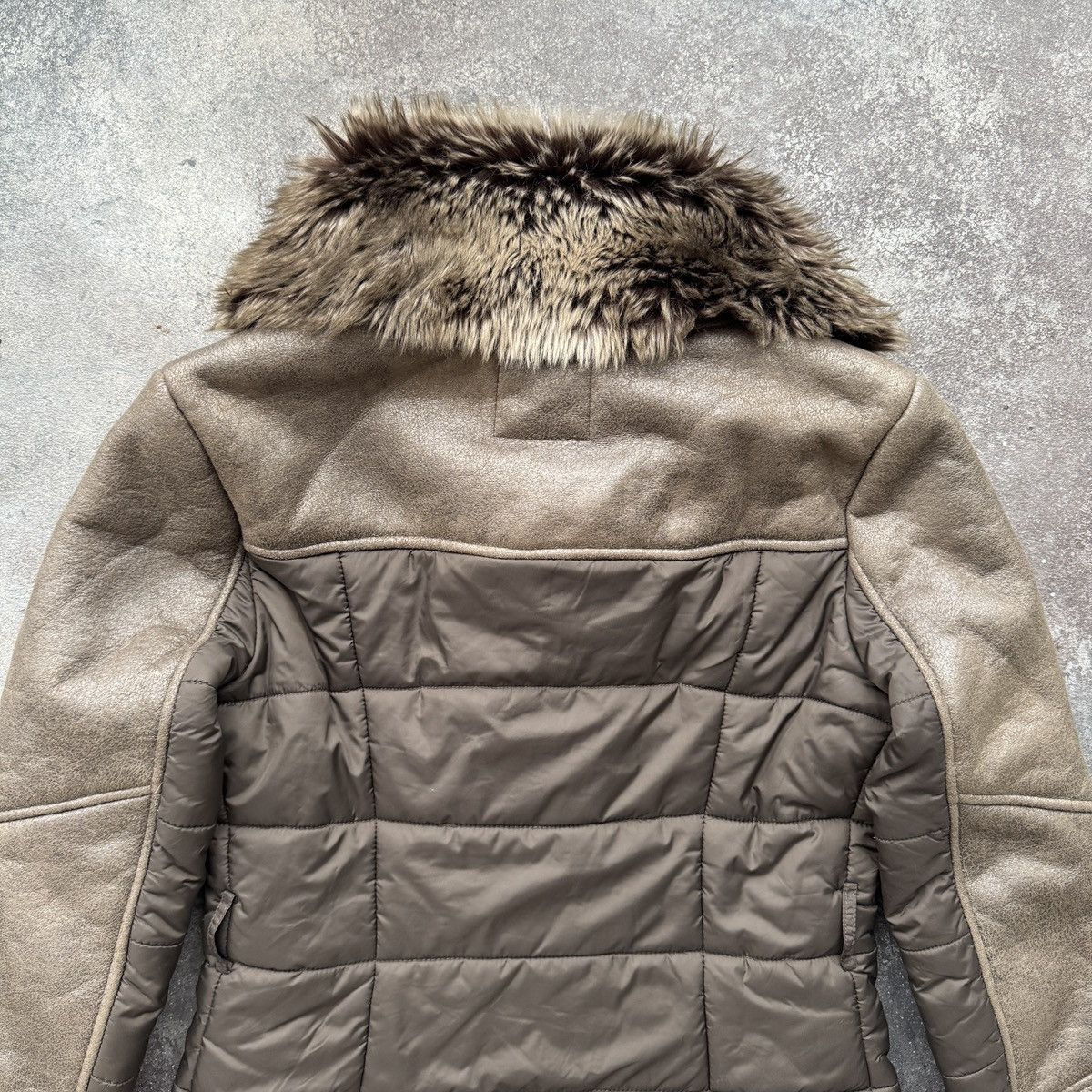Hysteric Glamour 2000’s Vintage Y2K Faux Fur Sheepskin Winter Jacket Size M / US 6-8 / IT 42-44 - 10 Thumbnail