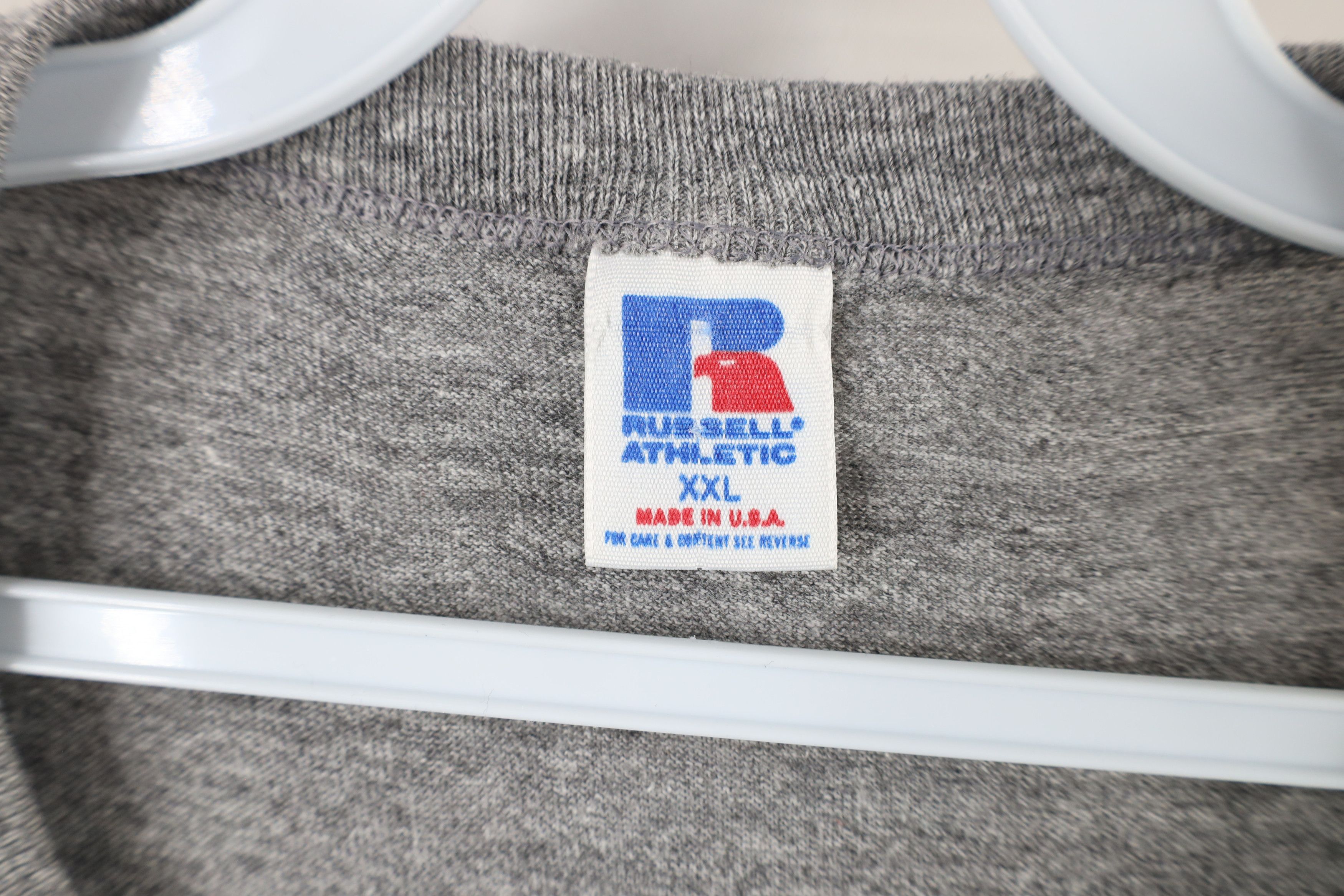 Russell Athletic × Vintage Vintage 80s 90s Russell Athletic Jersey Knit T-Shirt USA Size US XXL / EU 58 / 5 - 6 Thumbnail