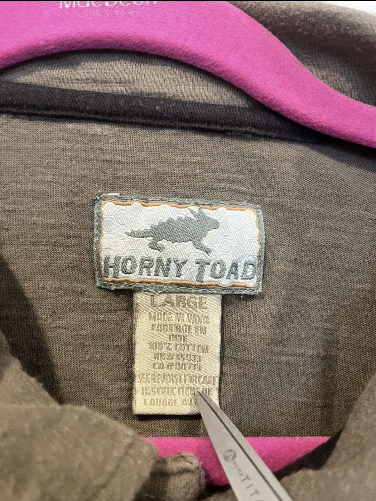 Toad&Co Horny Toad Short Sleeve Polo Shirt Men's Size Large Stripe Size US L / EU 52-54 / 3 - 2 Thumbnail
