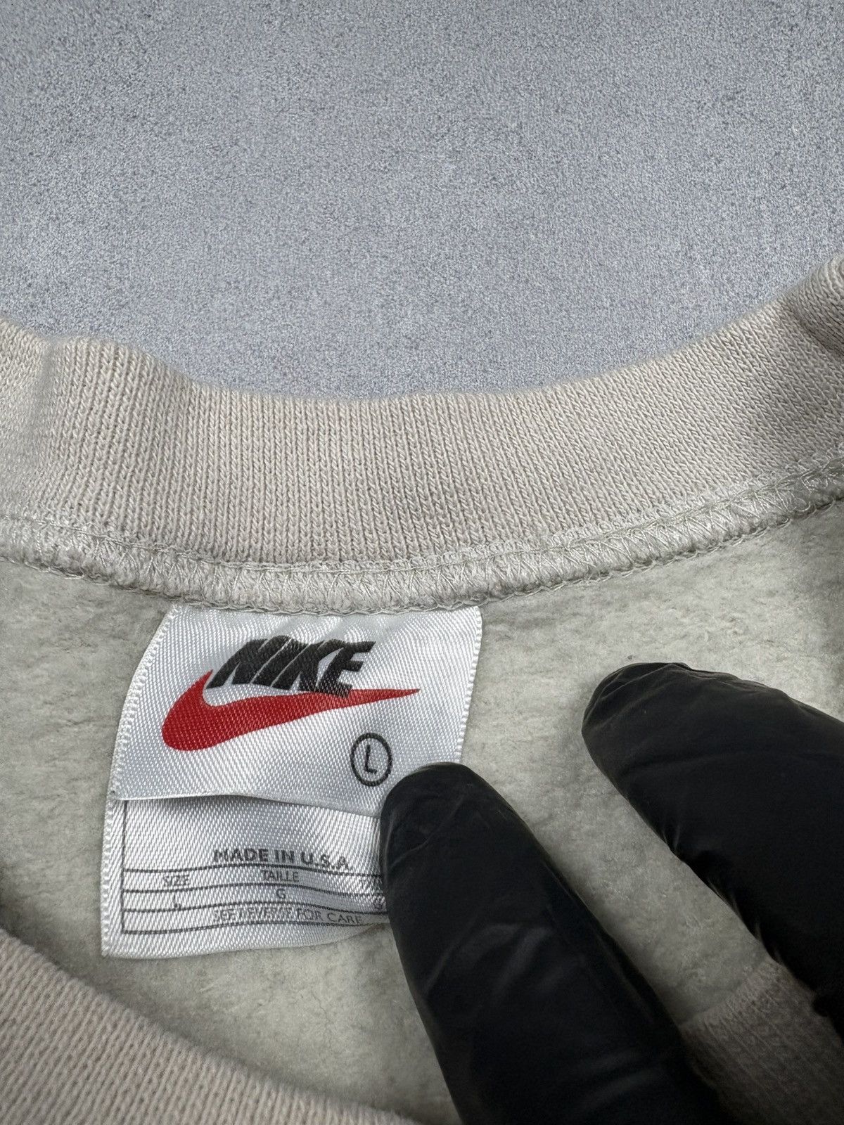 Nike Vintage Reworked Nike Sweatshirt Knit Insert Y2K 90s Coogi Size US M / EU 48-50 / 2 - 10 Thumbnail
