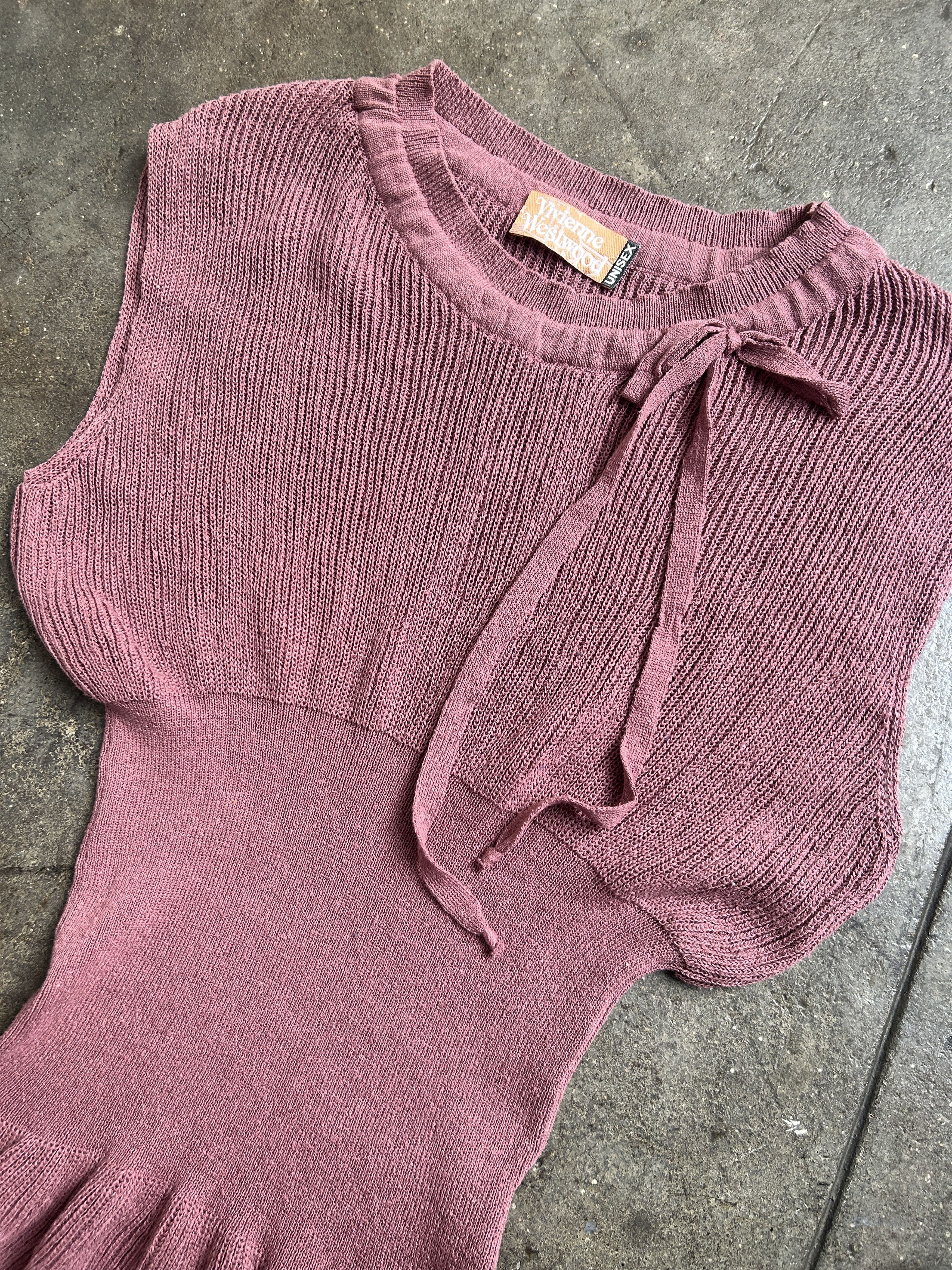 Vivienne Westwood F/W 2015 Gold Label 100% Silk Unisex Adjustable Sweater Size L / US 10 / IT 46 - 9 Thumbnail