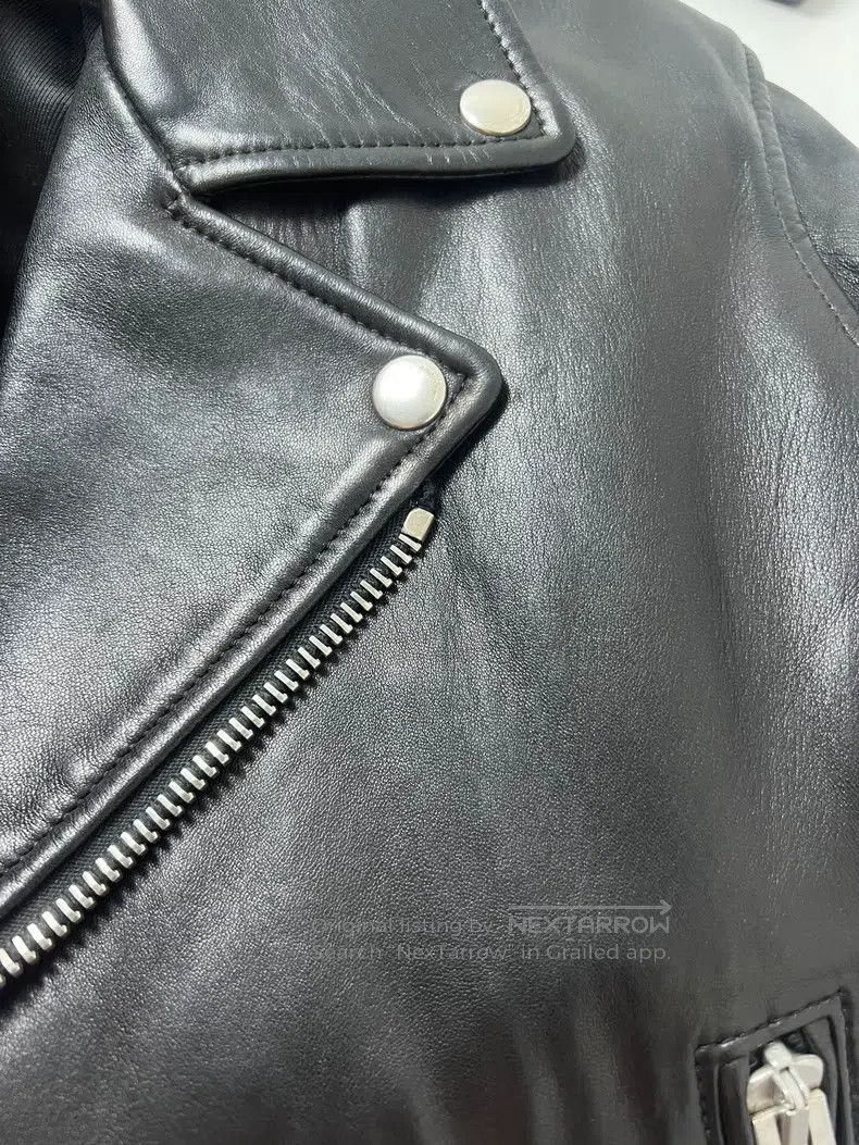Saint Laurent Paris Saint Laurent Paris Black motorcycle leather jacket Size US M / EU 48-50 / 2 - 3 Thumbnail