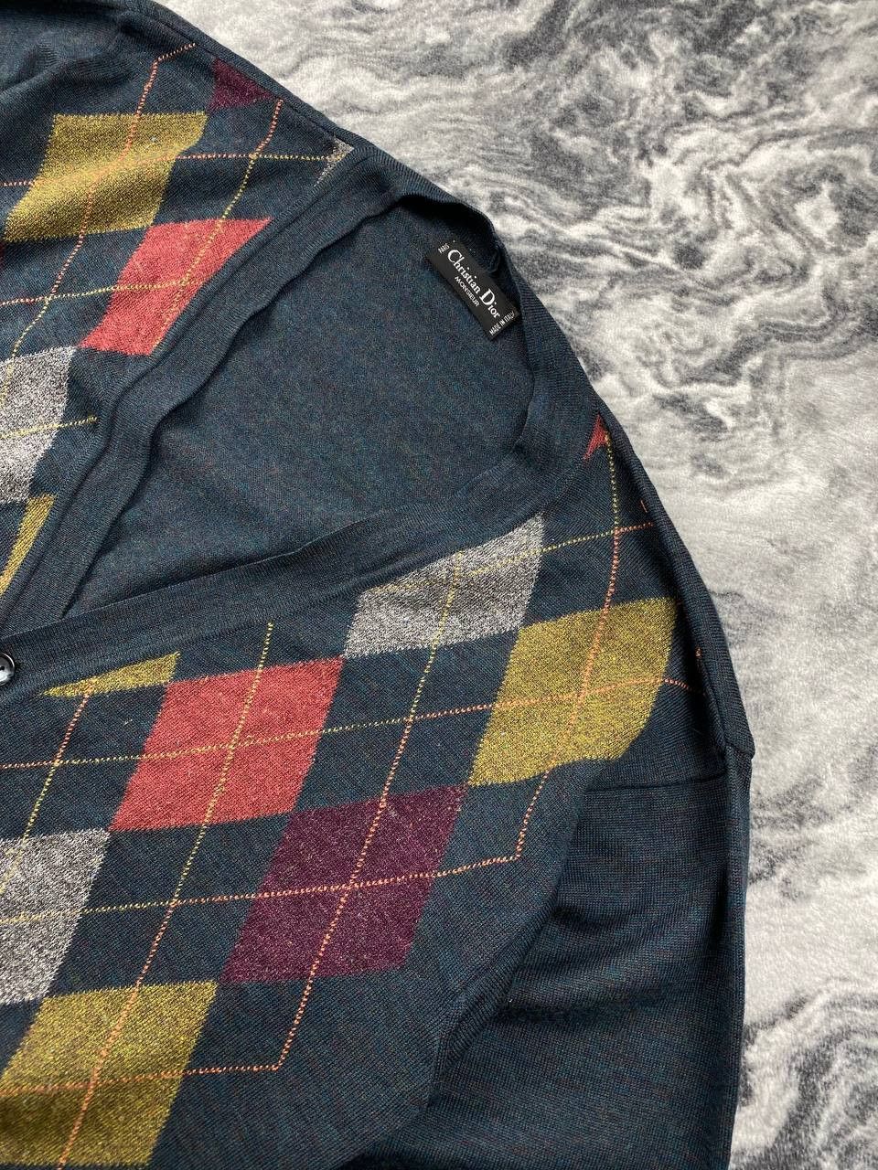 Dior Vintage Christian Dior Monsieur Wool Cardigan 90s Men Size US L / EU 52-54 / 3 - 4 Thumbnail