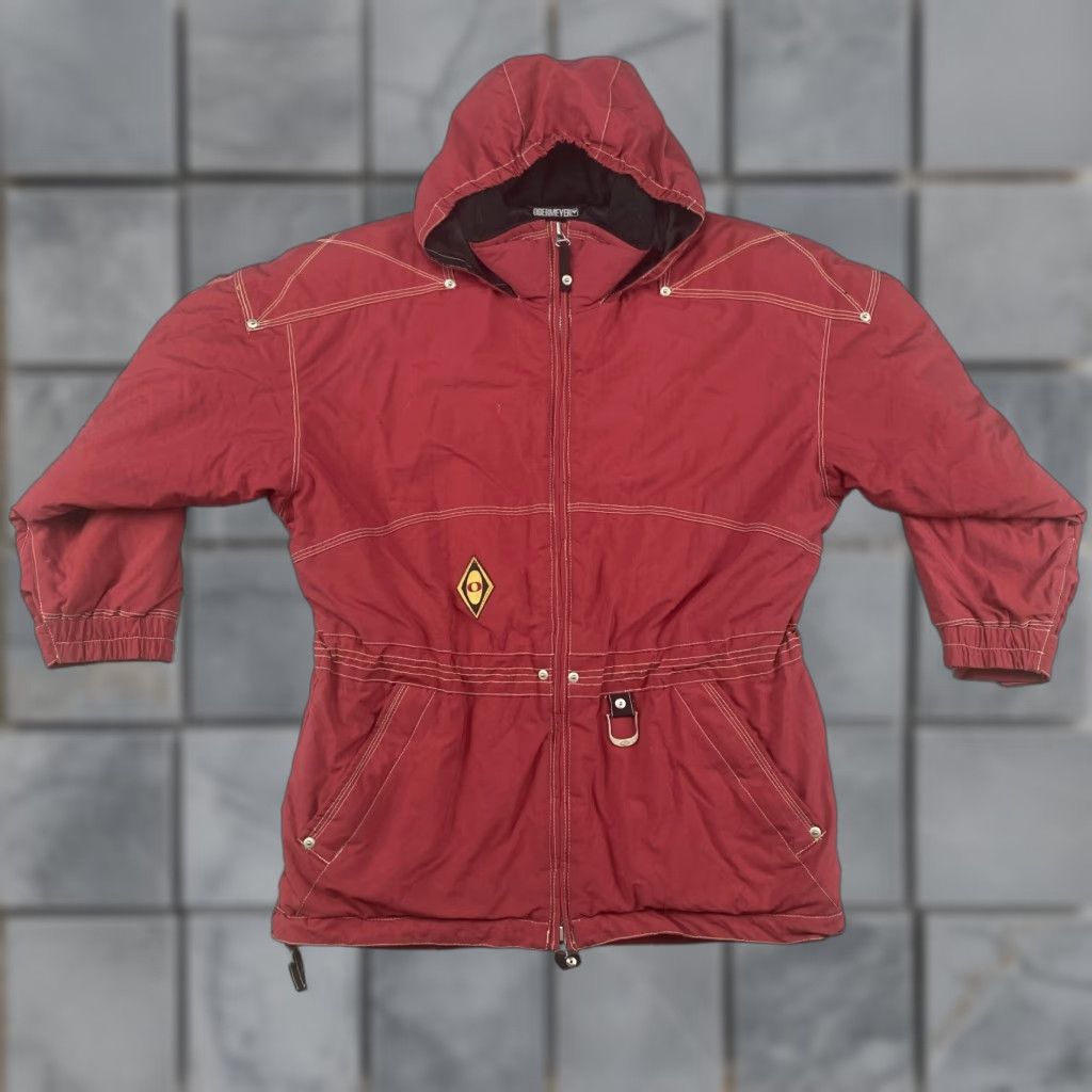 Obermeyer Obermeyer Ski Snow Jacket Womens Juniors 12 Red Solstice Full Zip Hood Insulated Jacket Size XL / US 12-14 / IT 48-50 - 1 Thumbnail