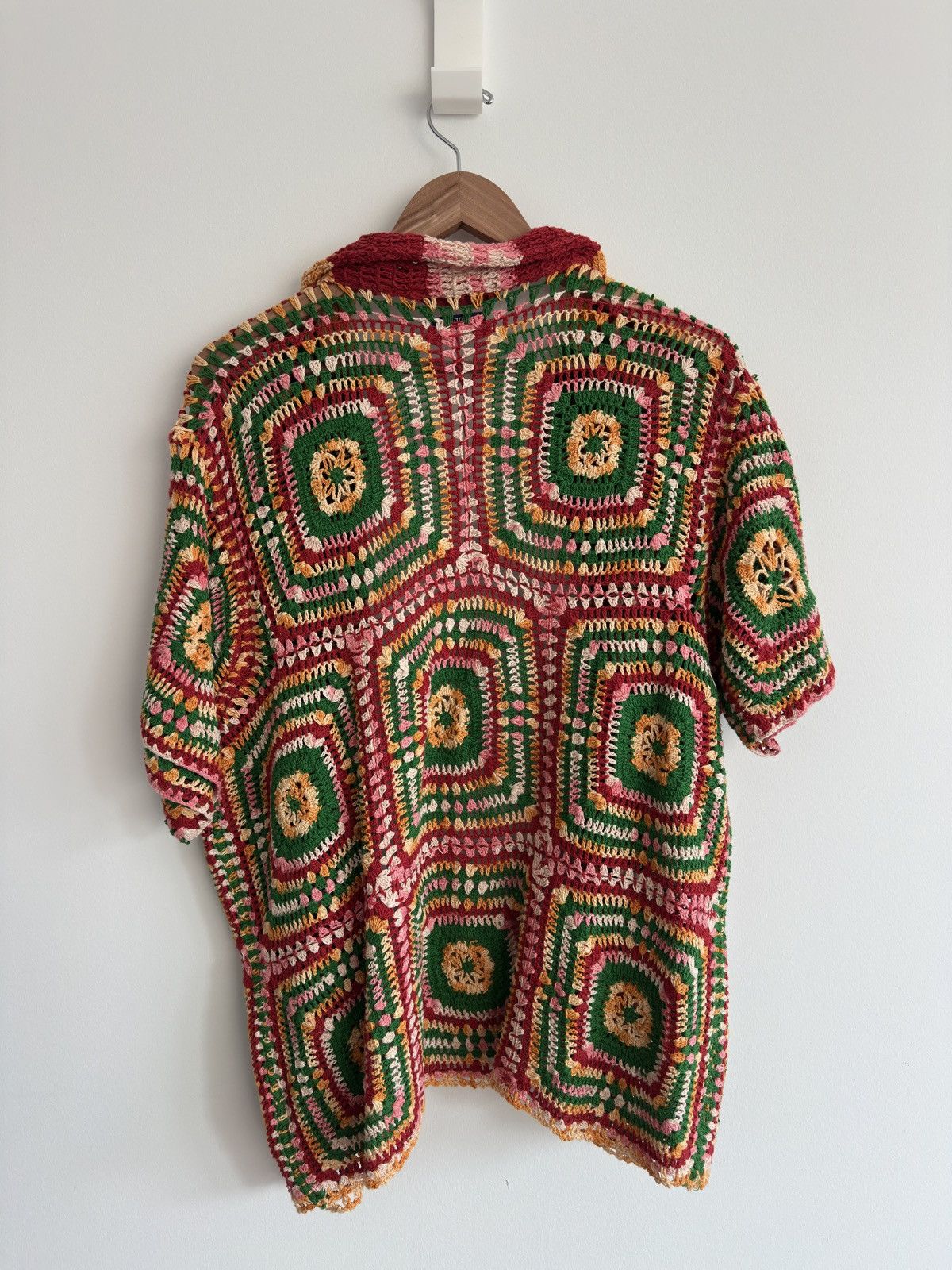 Bode Bode Manchester Crochet Short-Sleeve Shirt 'Multi-Color' Size US L / EU 52-54 / 3 - 2 Thumbnail