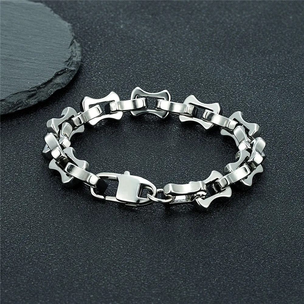 Other Keel Chain Link Bracelet Stainless Steel Punk Gift For Him Size ONE SIZE - 2 Thumbnail