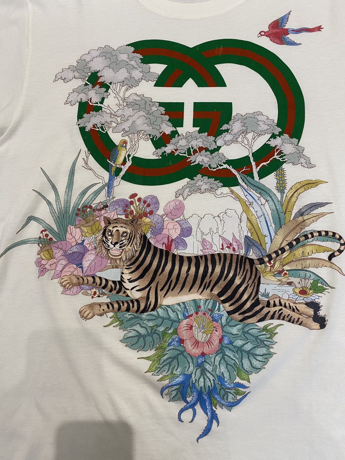Gucci Gucci Tiger Interlocking G Tee Size M Size US M / EU 48-50 / 2 - 4 Thumbnail