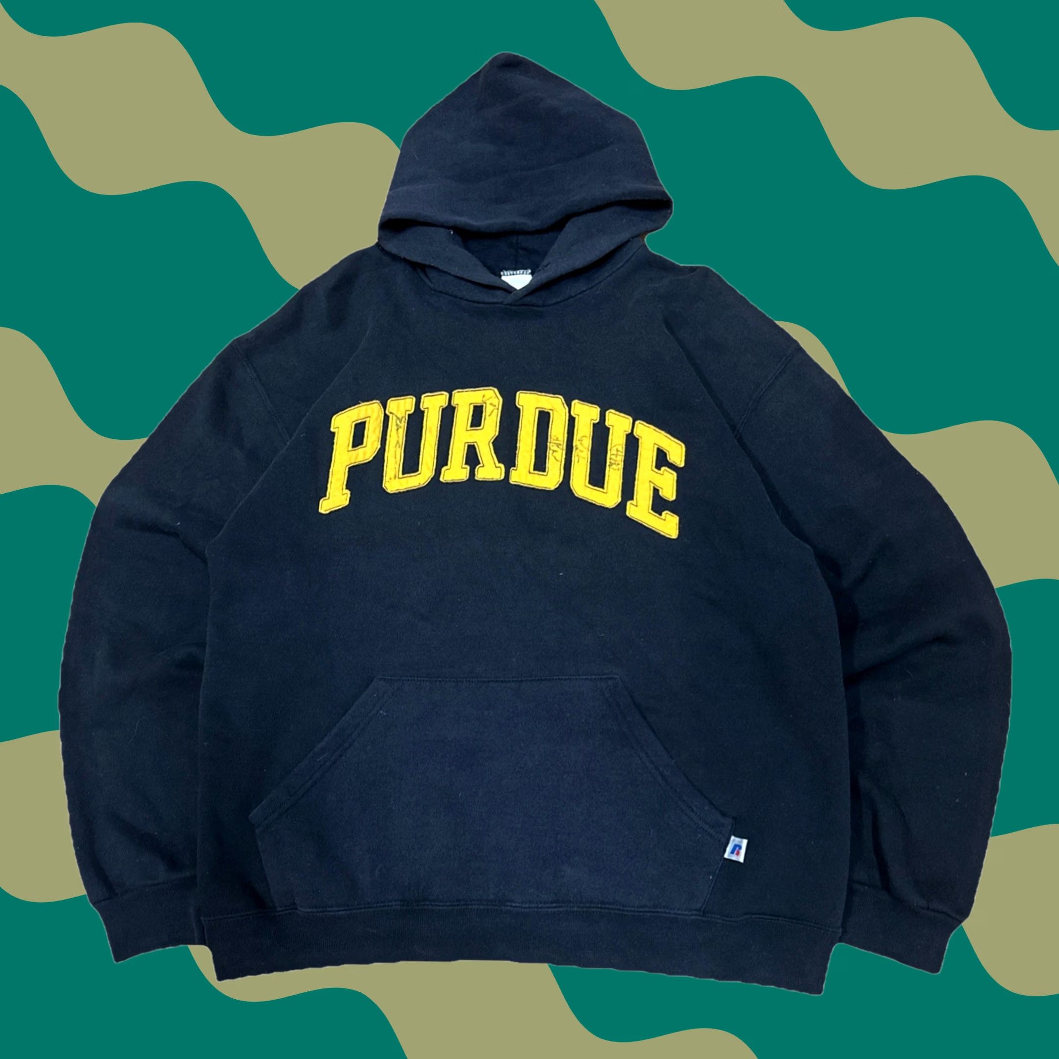 Russell Athletic Vintage Russell Athletic Zip Hoodie Black - 90s