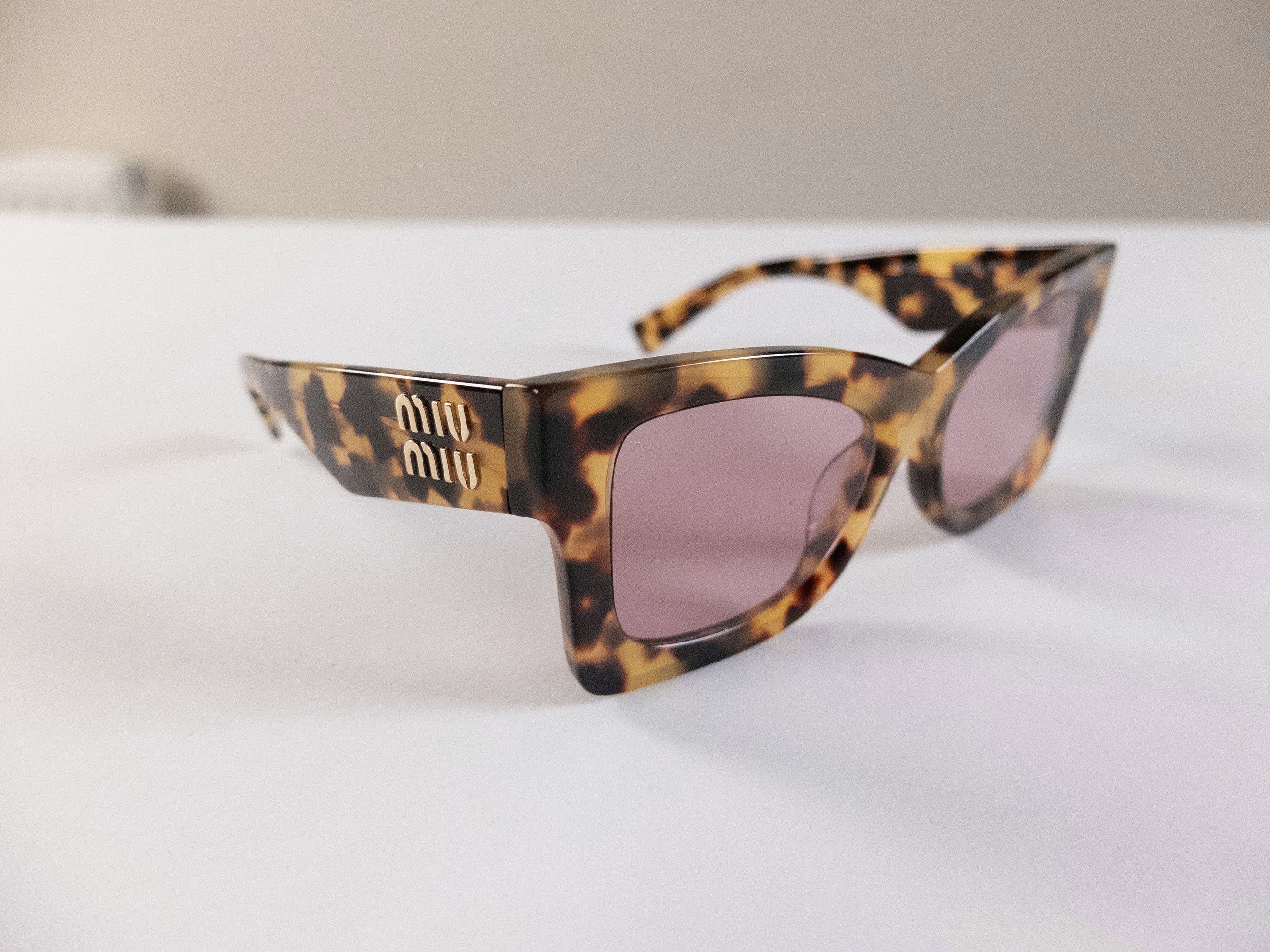 Miu Miu MIU MIU brown tortoise shell butterfly sunglasses authentic Size ONE SIZE - 1 Thumbnail