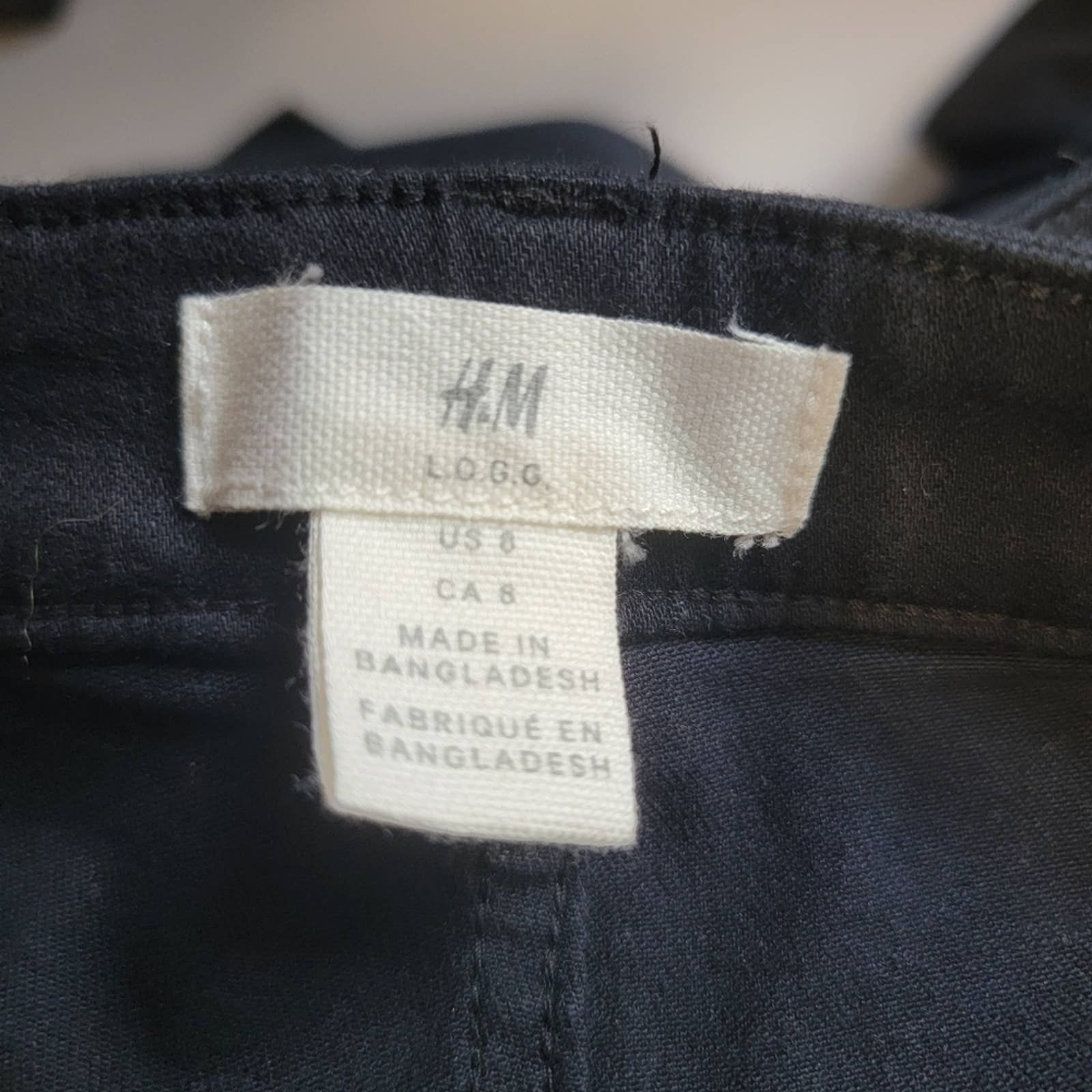 H&M H&M Black High-Waisted Skinny Jeans - 6 Size 29" - 7 Thumbnail