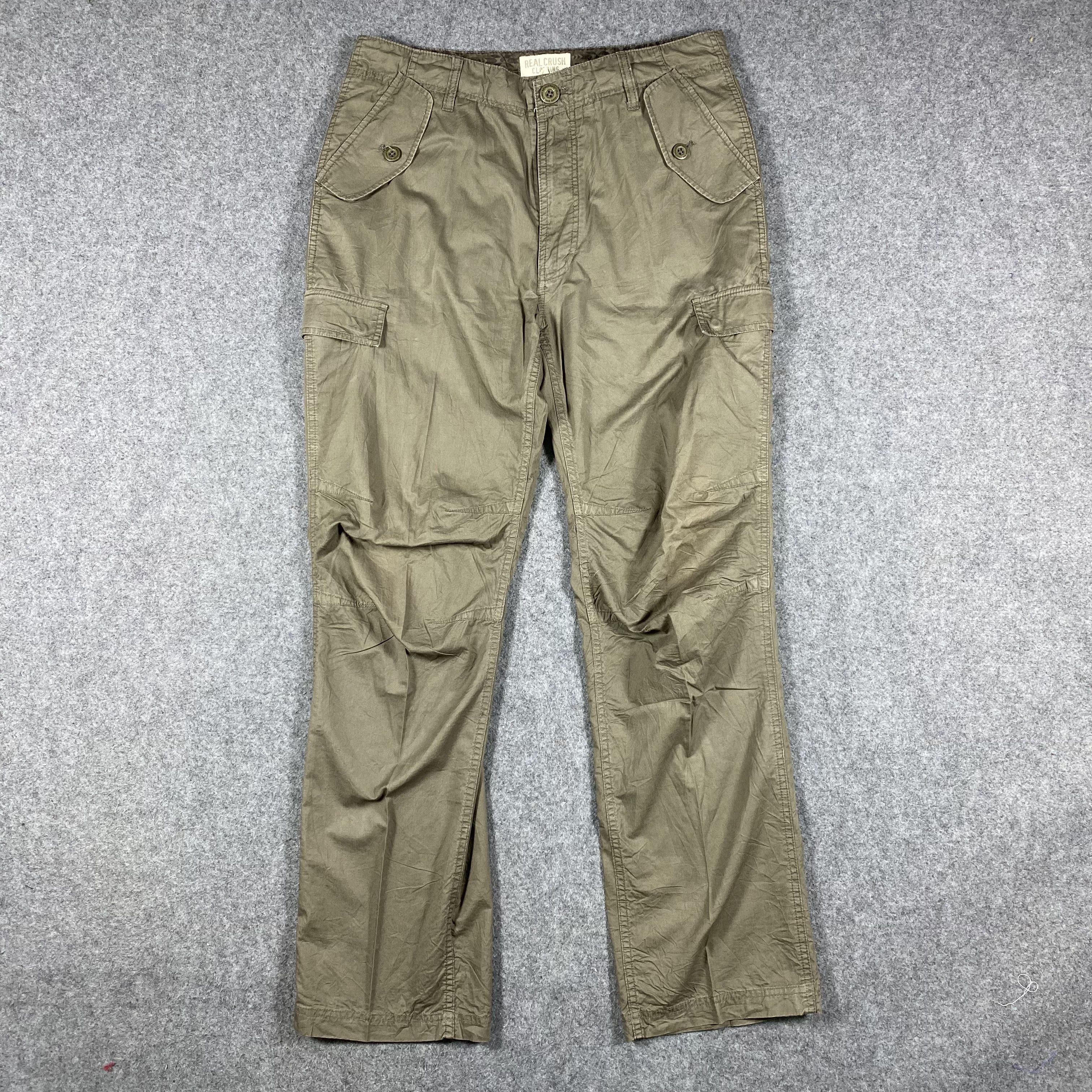 Japanese Real Crush Multipocket Tactical Bondage Cargo Pants