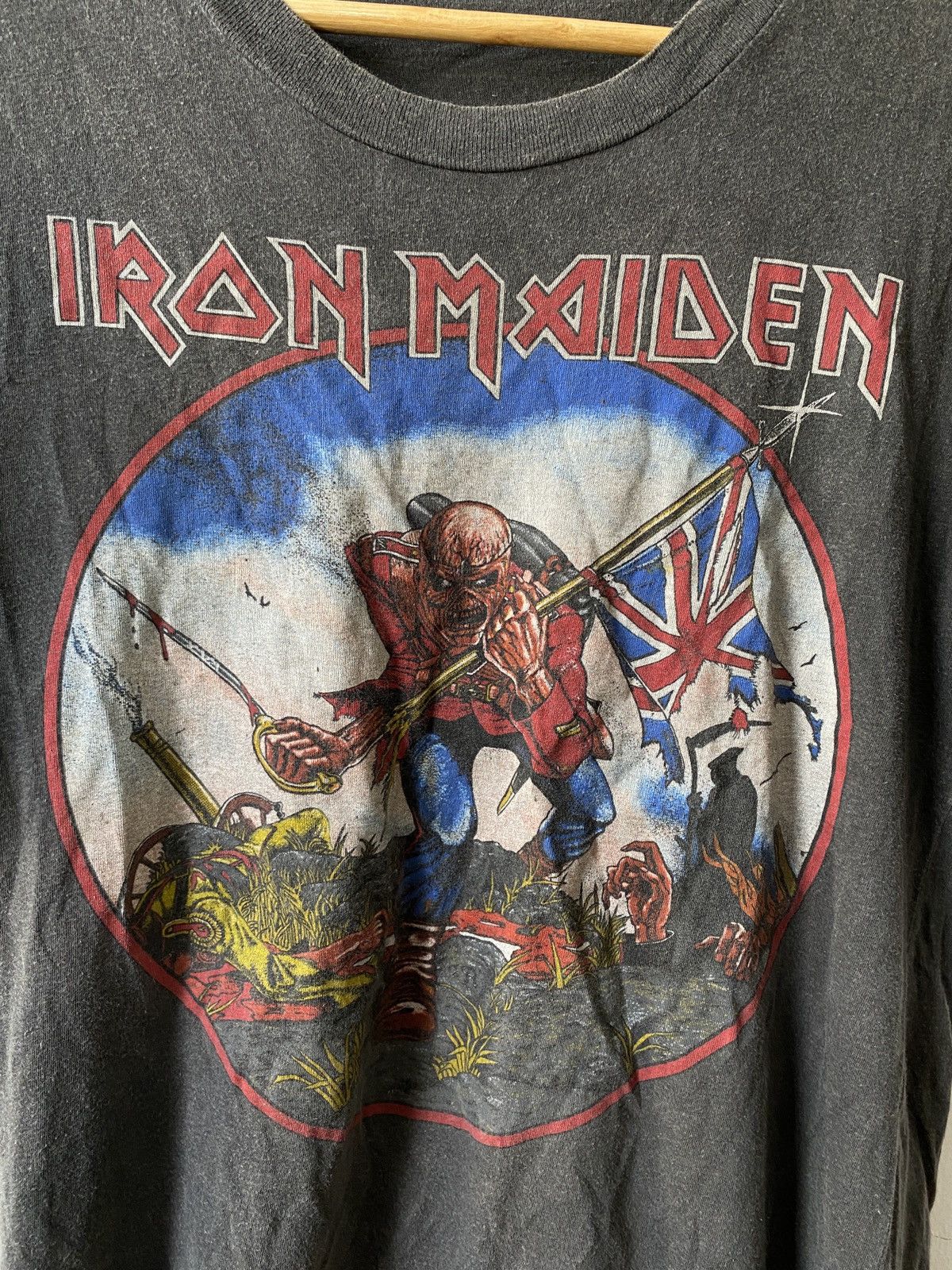 Band Tees × Iron Maiden × Vintage Vintage 90s Iron Maiden Band Tee Size US M / EU 48-50 / 2 - 3 Thumbnail