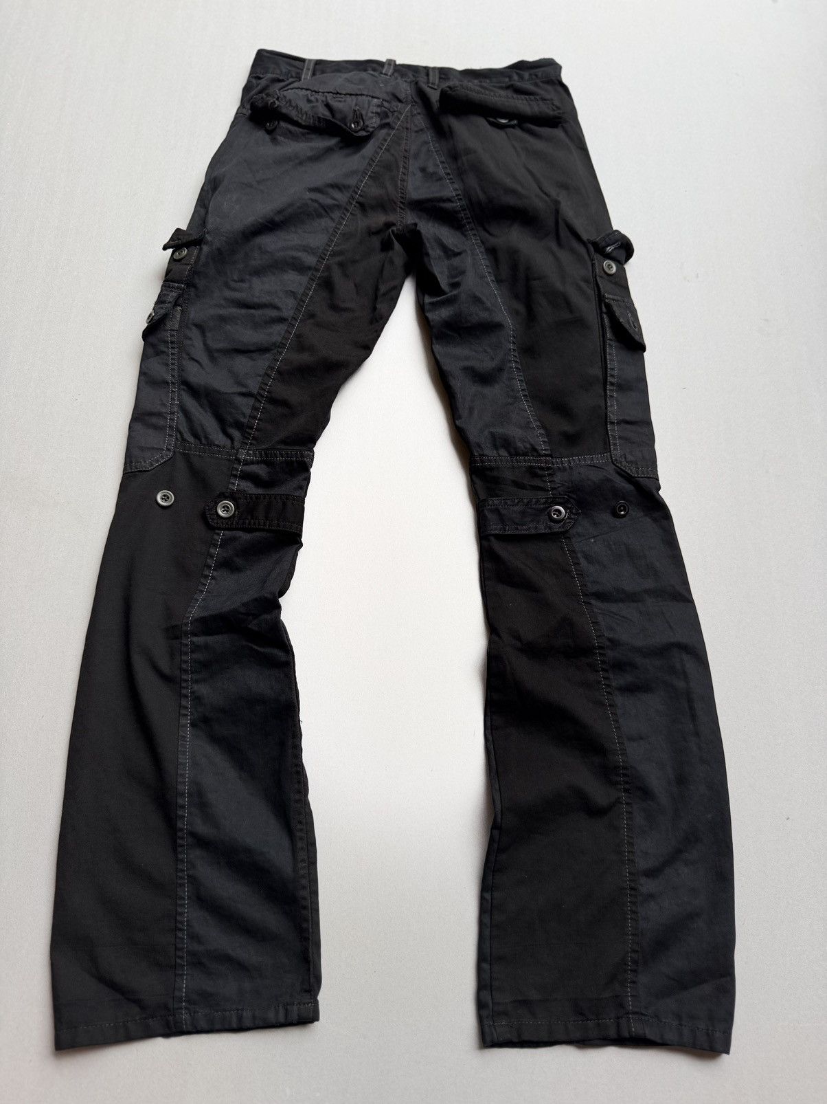 Japanese Brand Edifice lace up flare cargo pants Size US 26 / EU 42 - 3 Thumbnail