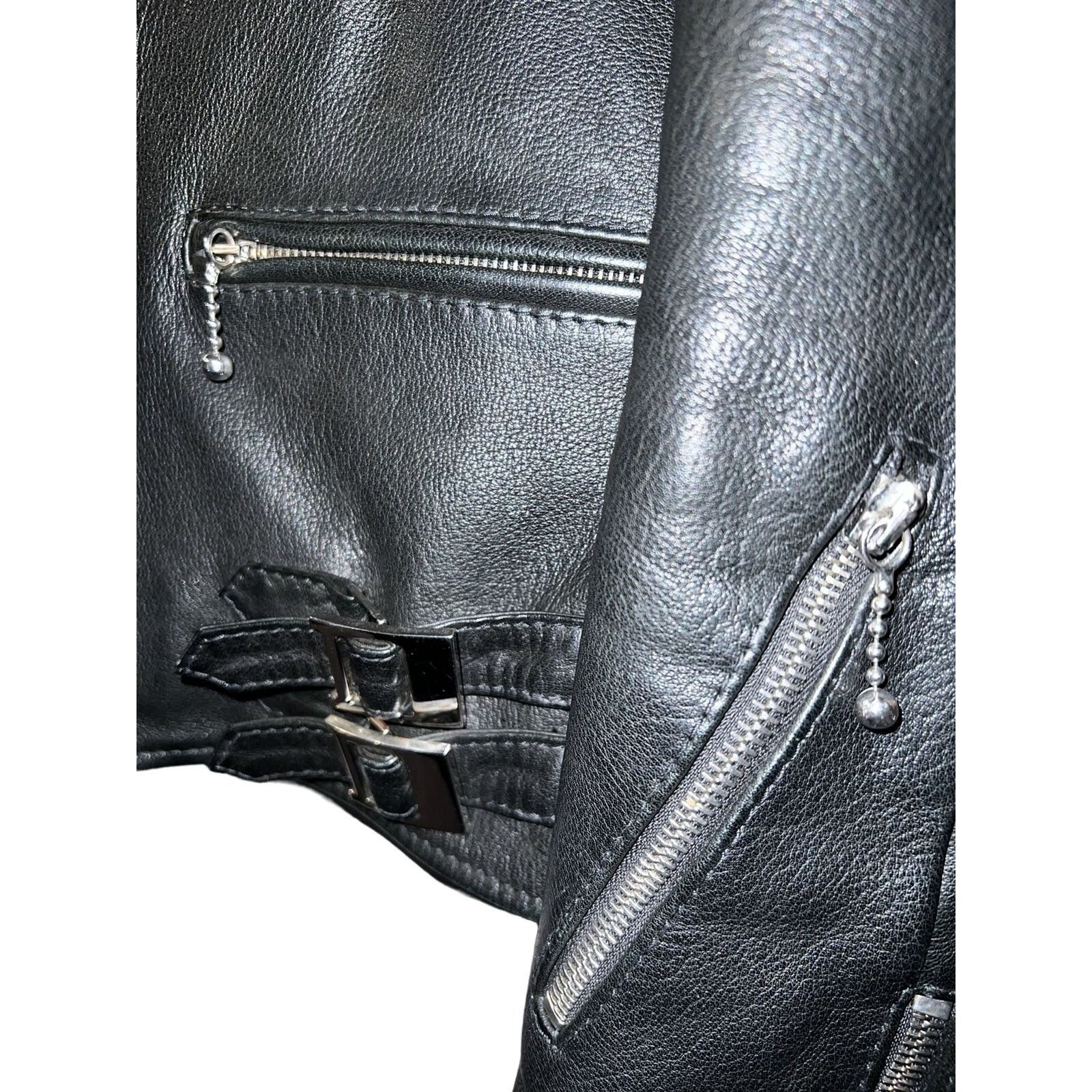 Givenchy Givenchy Buffalo Leather Classic Biker Jacket Size US M / EU 48-50 / 2 - 10 Thumbnail