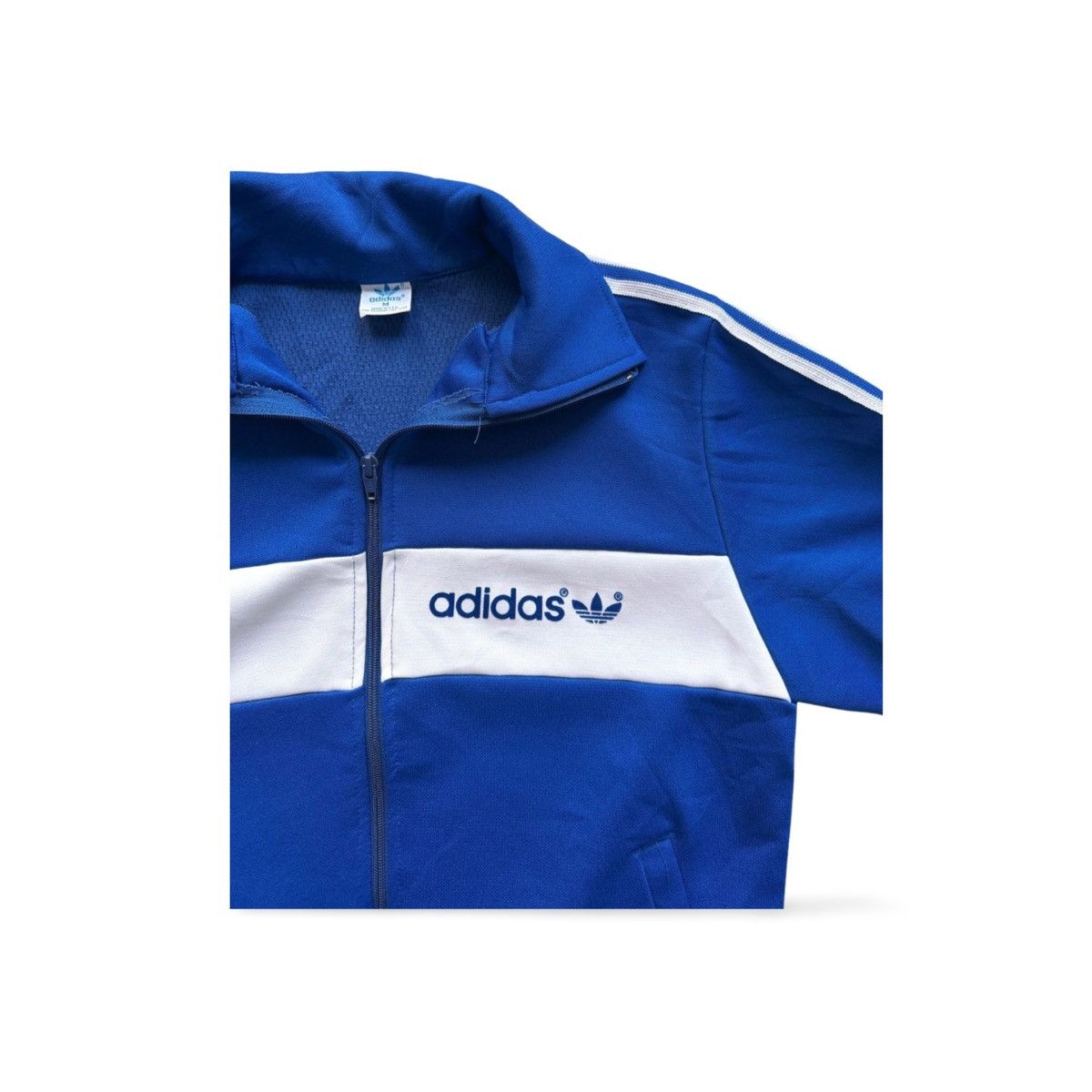 Adidas Vintage Adidas Striped Zip Up Track Jacket Size US M / EU 48-50 / 2 - 2 Thumbnail