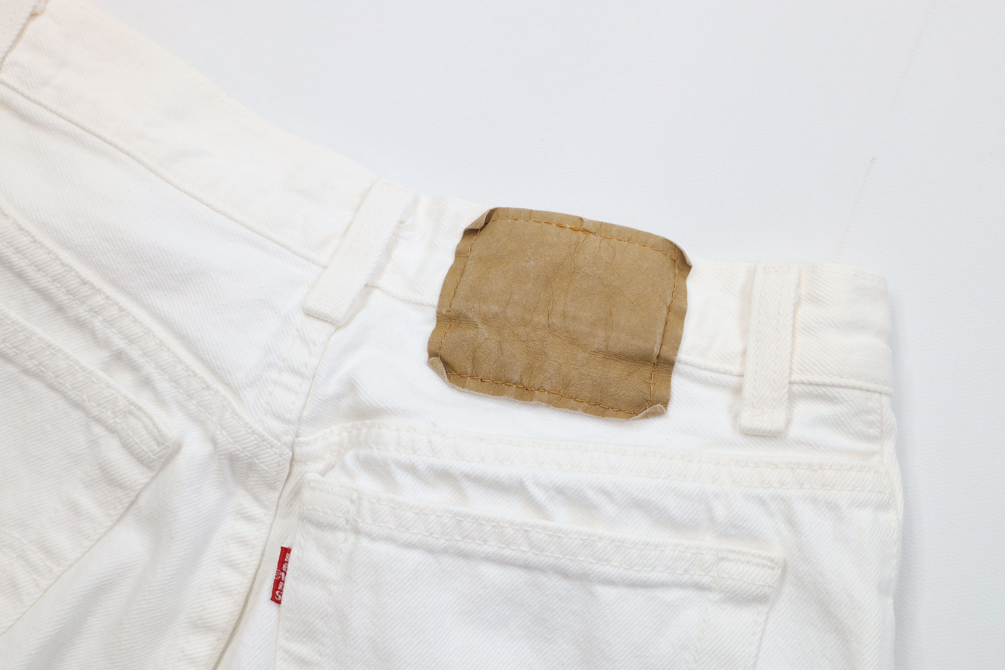 Levi's Vintage 90s Levis 544 Relaxed Tapered Leg Jeans White USA Size 32" / US 10 / IT 46 - 16 Thumbnail