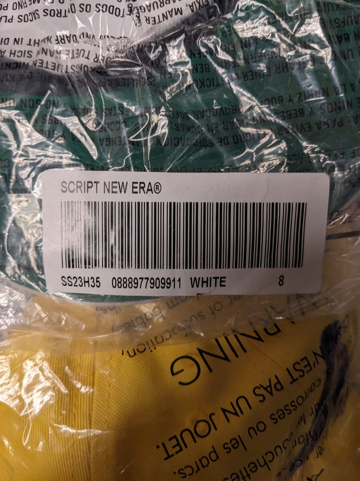 New Era SS23 SUPREME SCRIPT NEW ERA CAP HAT WHITE SIZE 8 2023 Size ONE SIZE - 6 Thumbnail