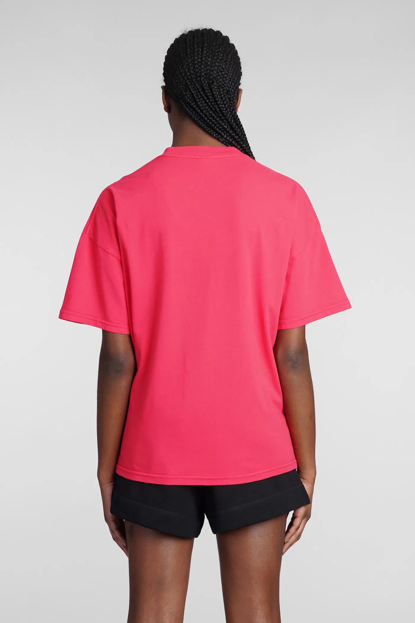 AUTRY o1y0725 Crewneck T-Shirt in Red Size XS / US 0-2 / IT 36-38 - 3 Thumbnail