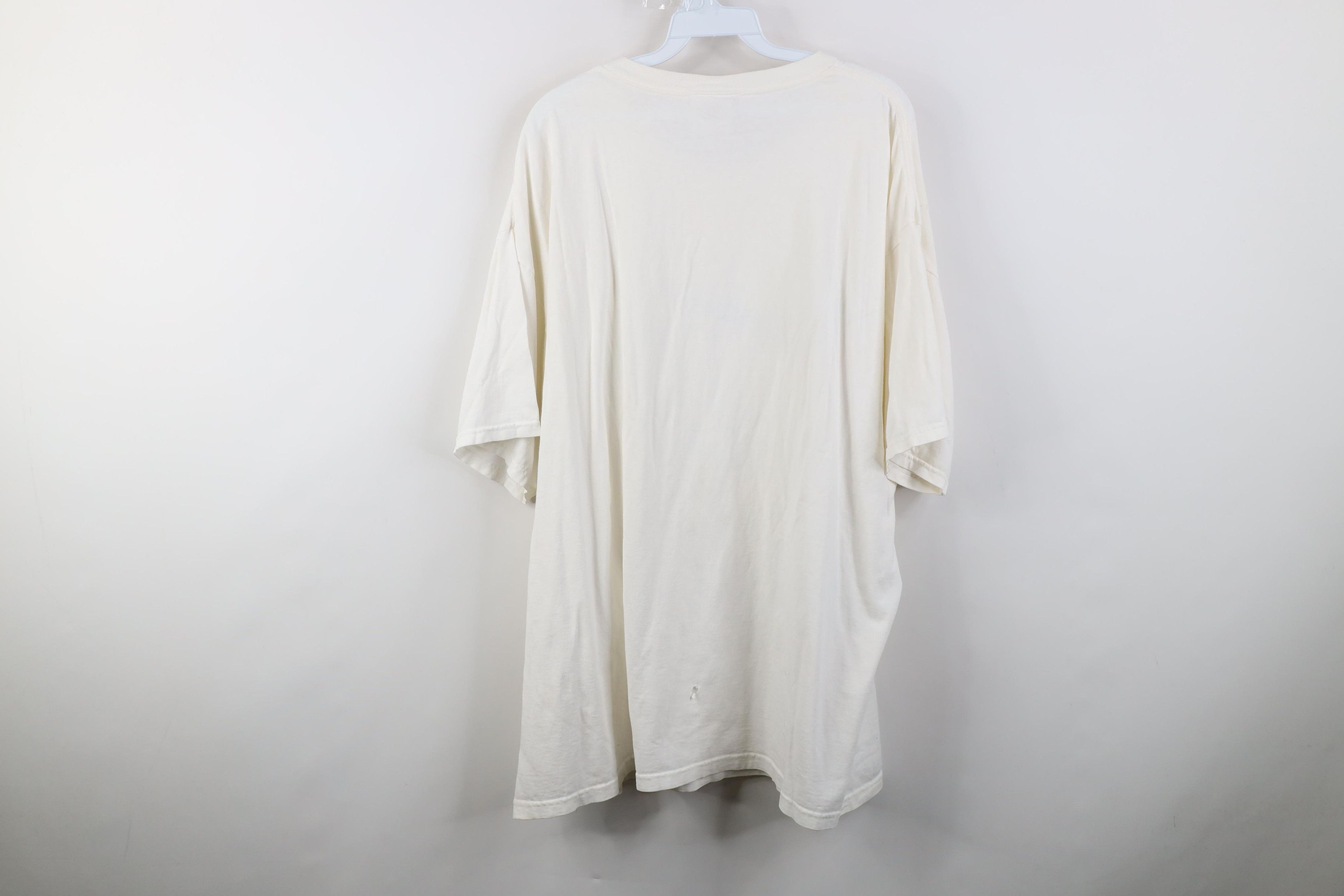 Nike Vintage 90s Nike Scott Center Big Swoosh T-Shirt White USA Size US XL / EU 56 / 4 - 13 Thumbnail