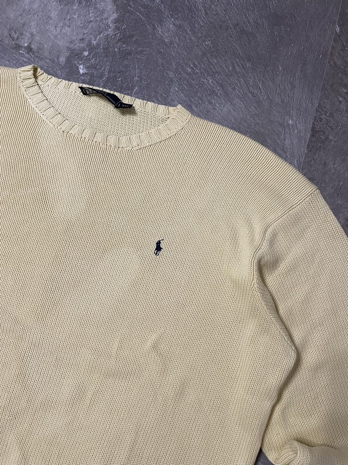 Polo Ralph Lauren Vintage Polo Ralph Lauren Knit Sweater Mini Logo Luxury 90s Size US XXL / EU 58 / 5 - 2 Thumbnail