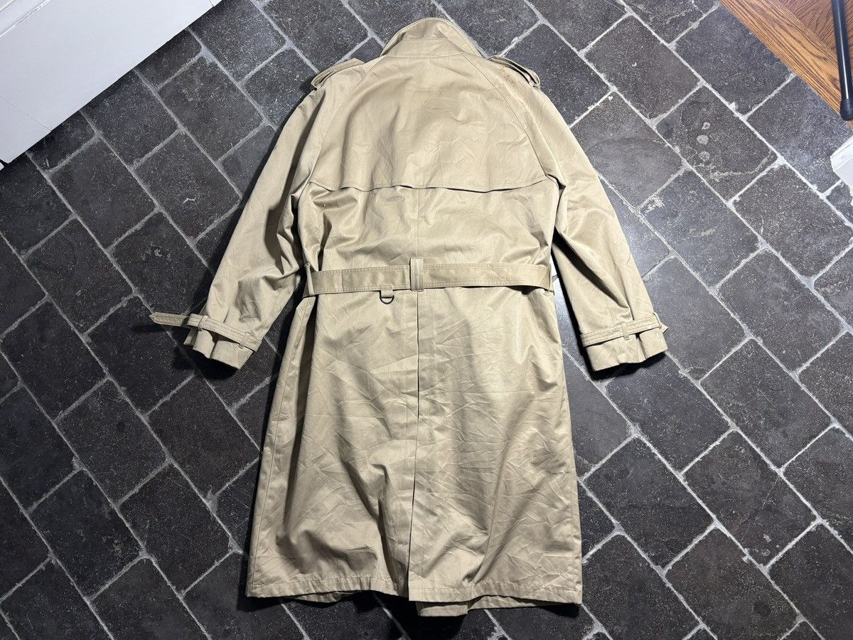 Oleg Cassini Vintage Trench Coat Long Duster Belted Utility Designer 80s Size US M / EU 48-50 / 2 - 19 Thumbnail