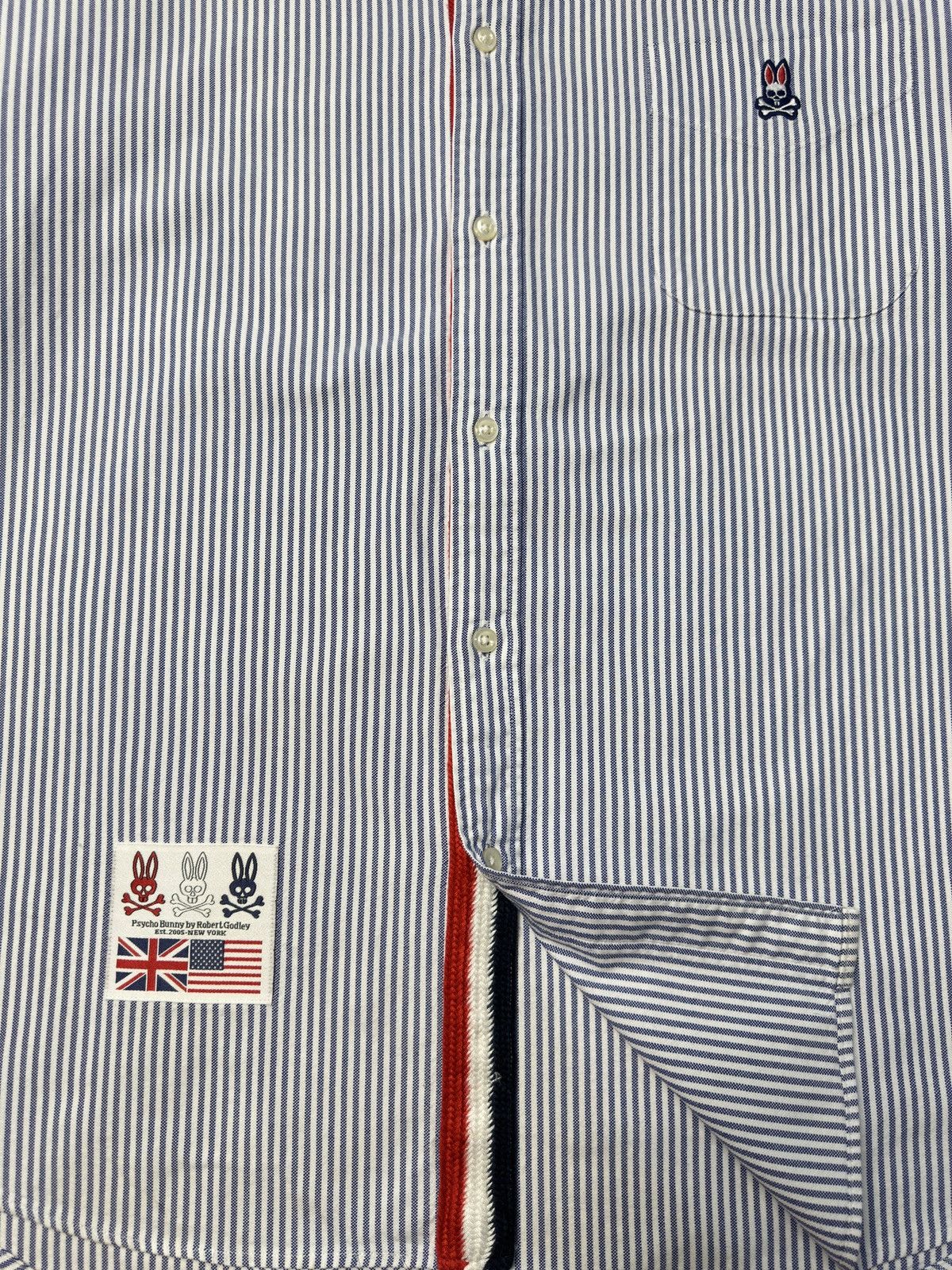 Psycho Bunny Psycho Bunny Longsleeve Striped Button-down shirt Size US L / EU 52-54 / 3 - 4 Thumbnail