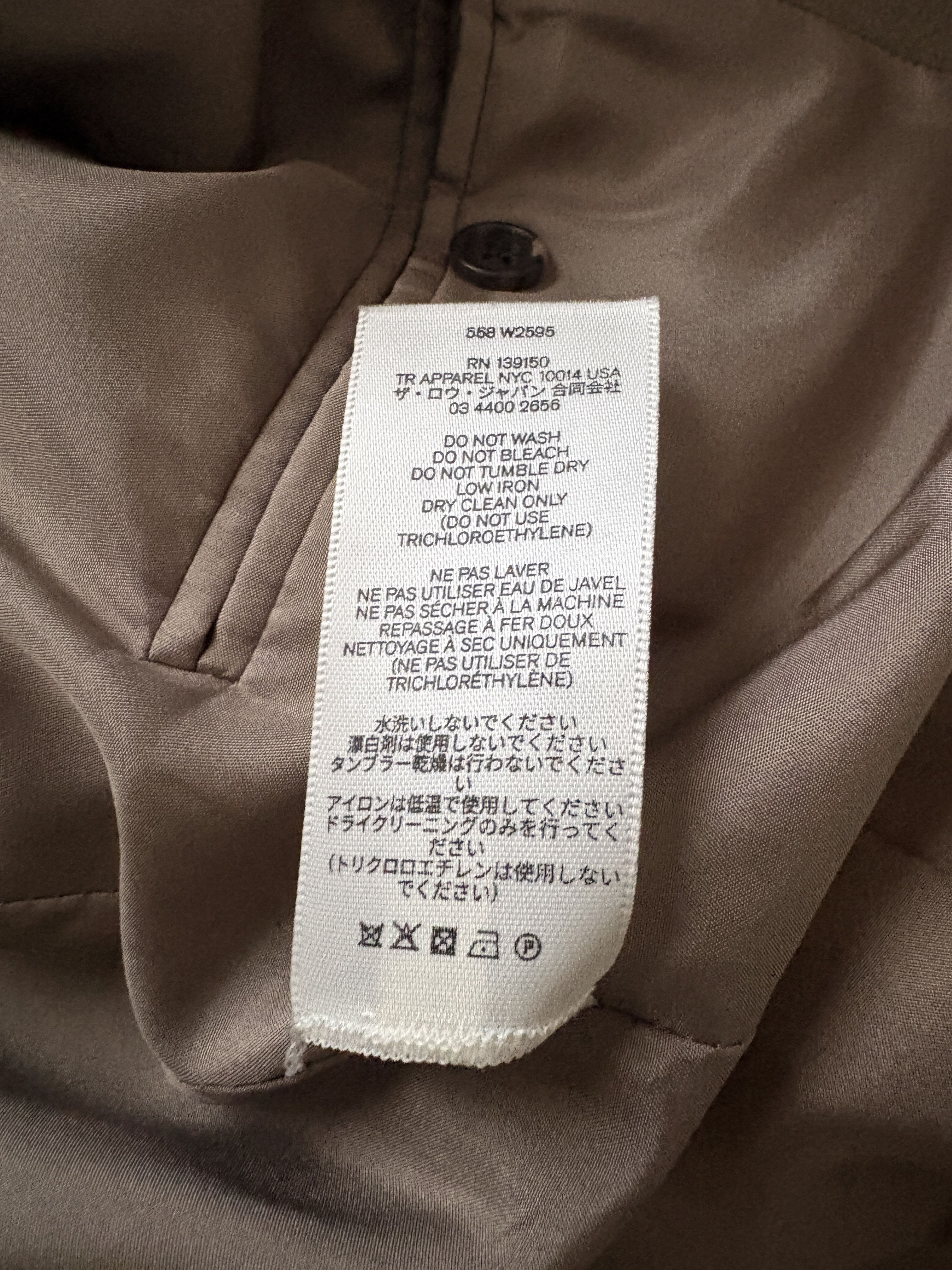 The Row Wilson Double Breasted Cashmere Blazer Size 40R - 7 Thumbnail