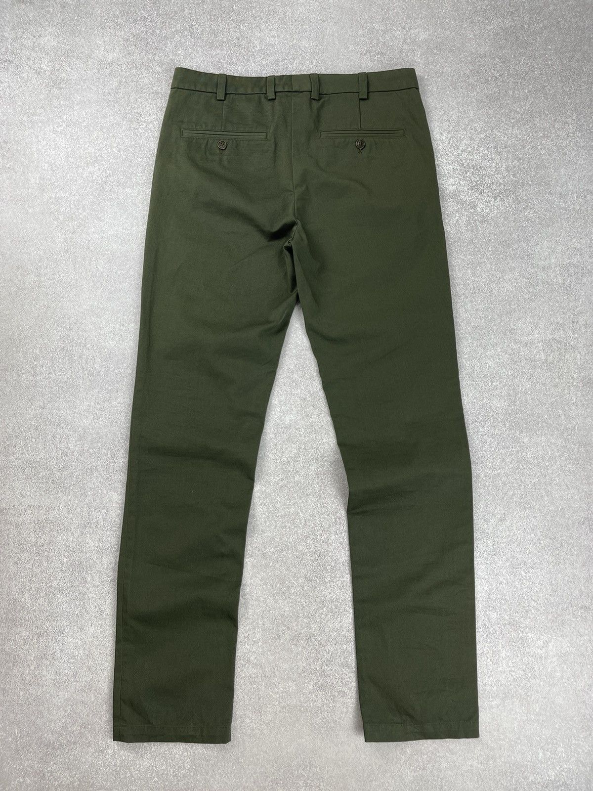 Arket ARKET Men’s Chino Khaki Trousers Pants Slim Fit Size 46 Size US 30 / EU 46 - 9 Thumbnail