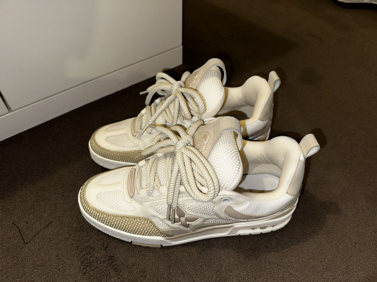Louis Vuitton Louis Vuitton Skate Sneaker Beige Size US 10.5 / EU 43-44 - 3 Thumbnail