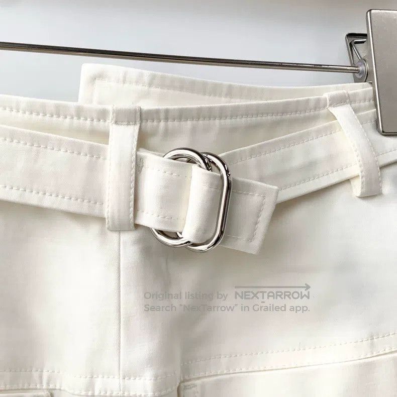 Other Hermes White Oversized Shorts Size 42" / US 20 - 6 Thumbnail