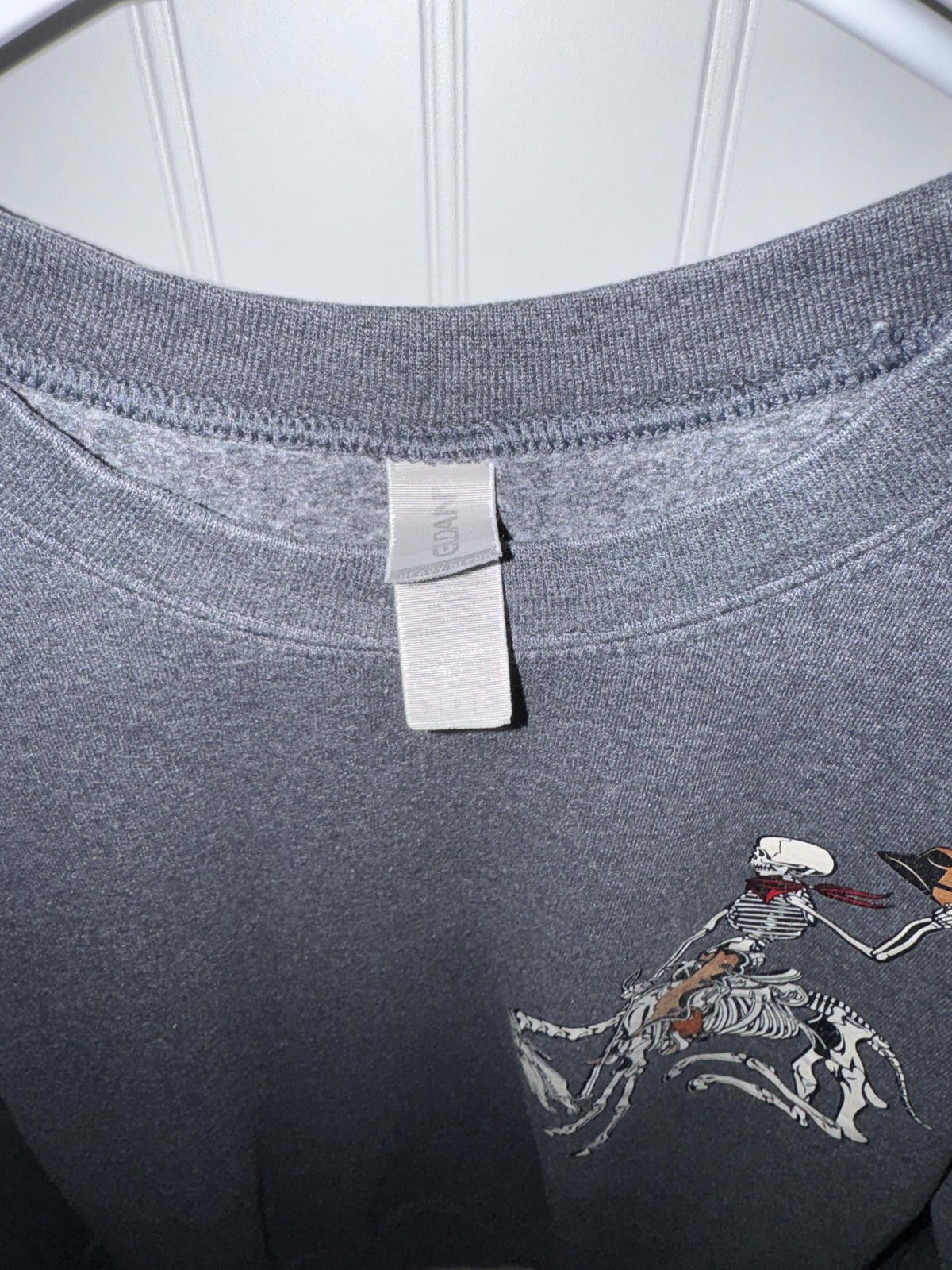 Other Dark Gray Skeleton Cowboy Graphic Sweatshirt Size US S / EU 44-46 / 1 - 4 Thumbnail