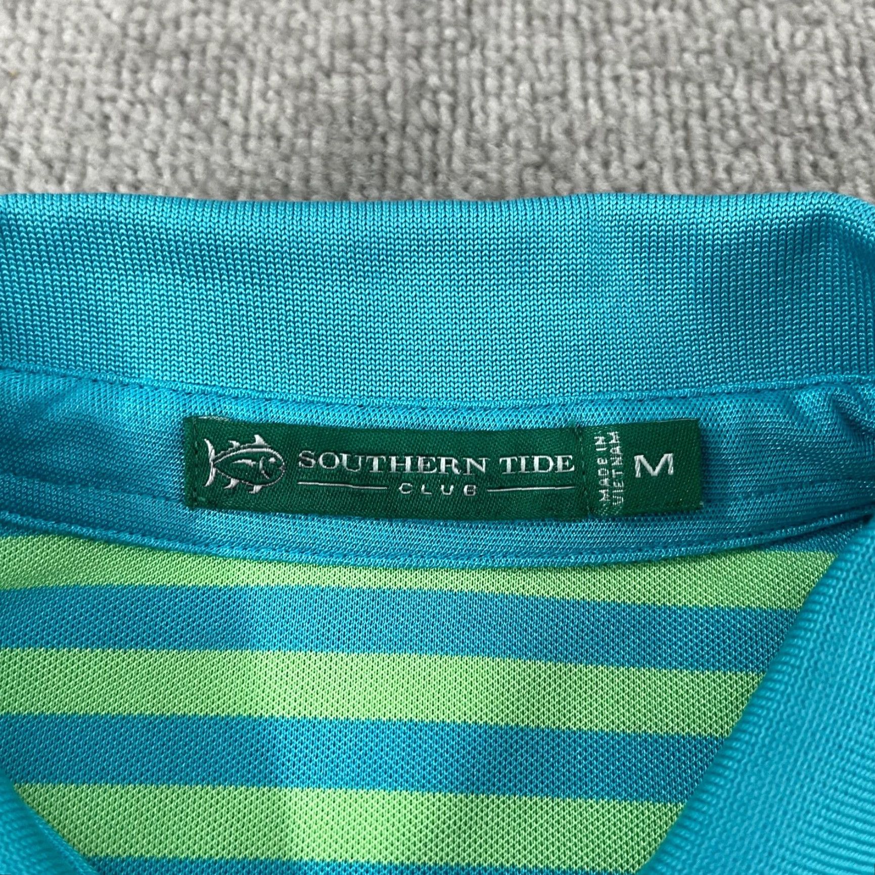 Southern Tide SOUTHERN TIDE Polo Shirt Mens Medium Green Spring Valley Hunt Club Golf S/S Multicolor Size US M / EU 48-50 / 2 - 4 Thumbnail
